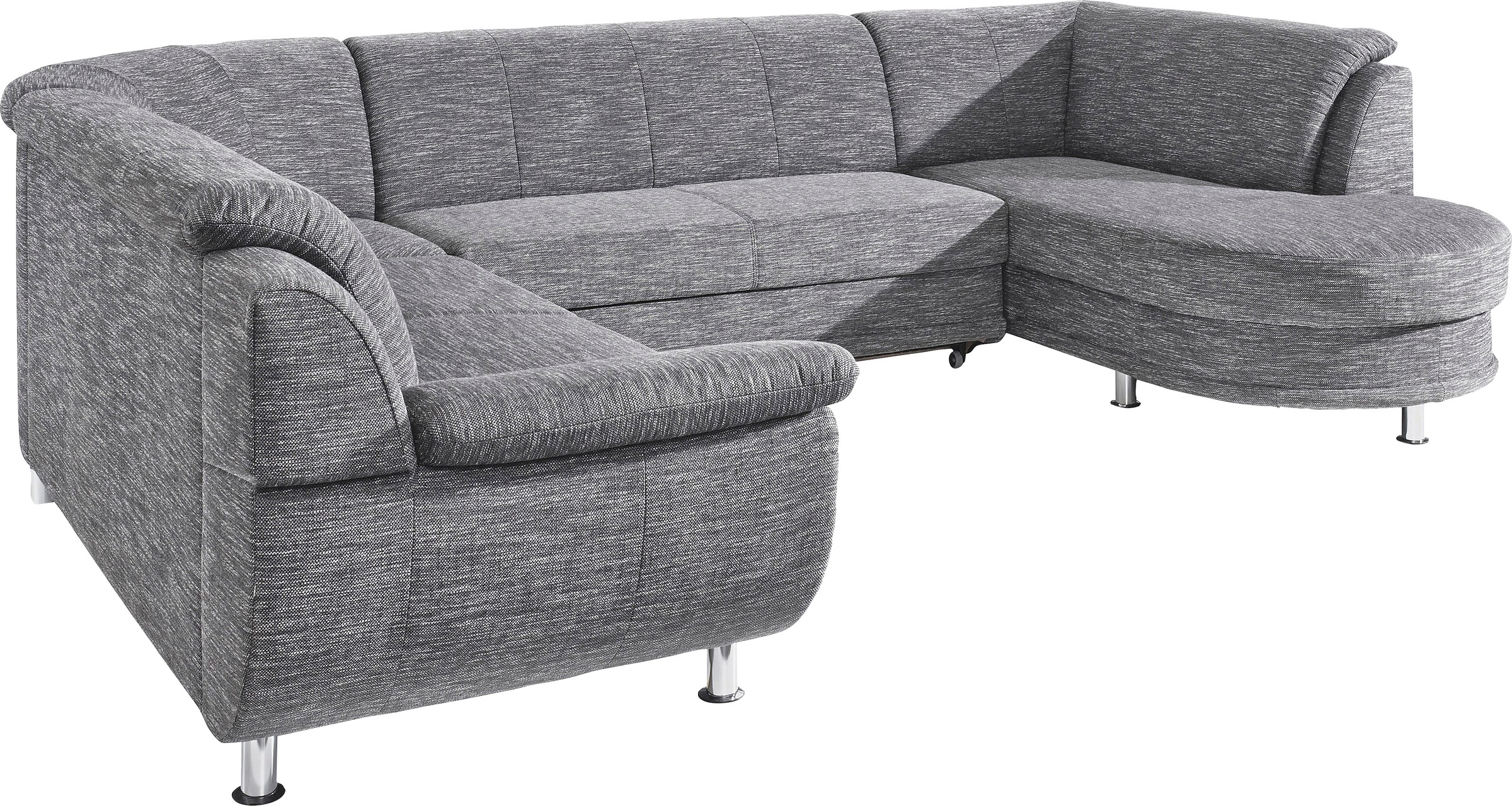 TRENDMANUFAKTUR Wohnlandschaft »Rondo, U-Form«, inkl.Federkern, wahlweise mit Bettfunktion
