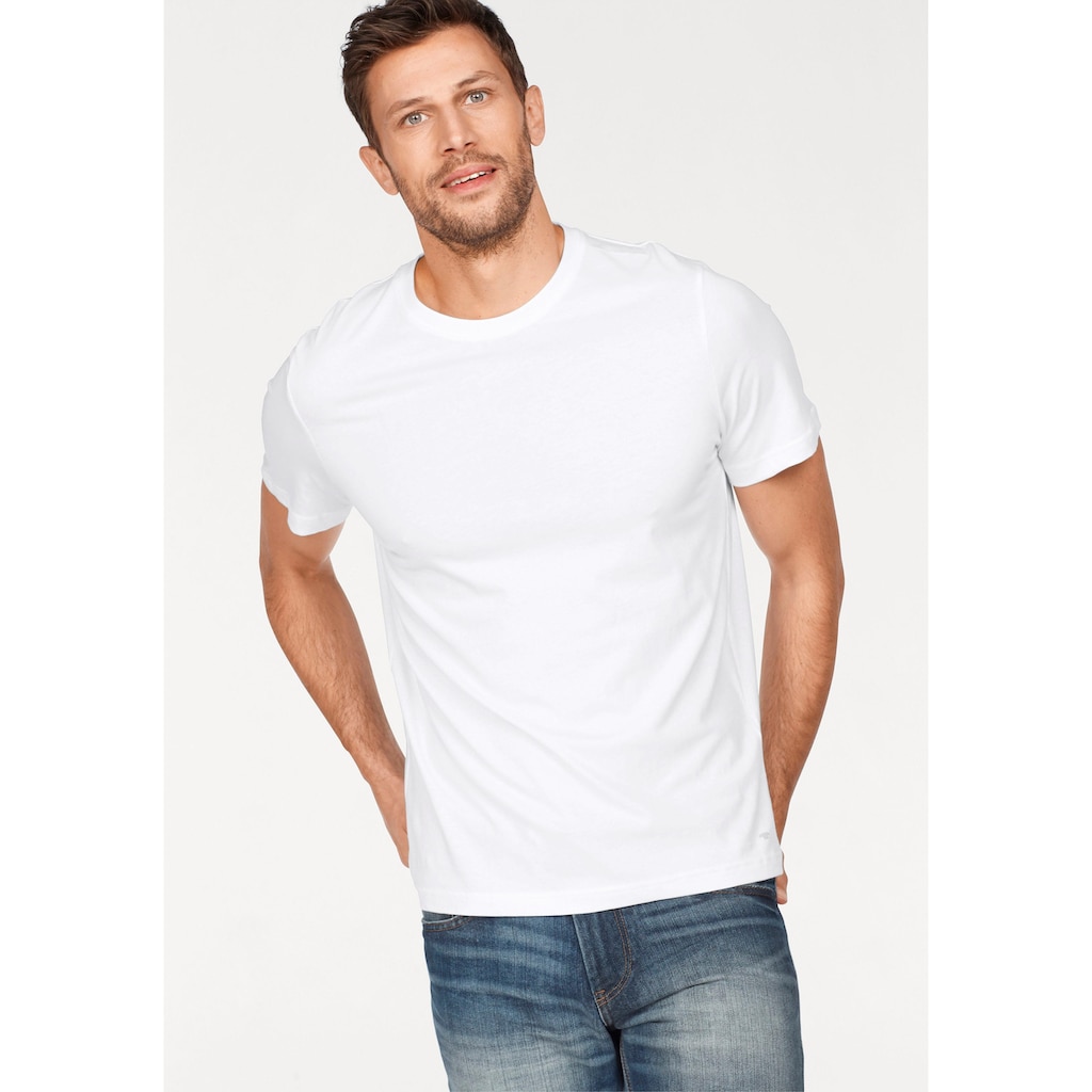 TOM TAILOR T-Shirt, (Packung, 2er-Pack)