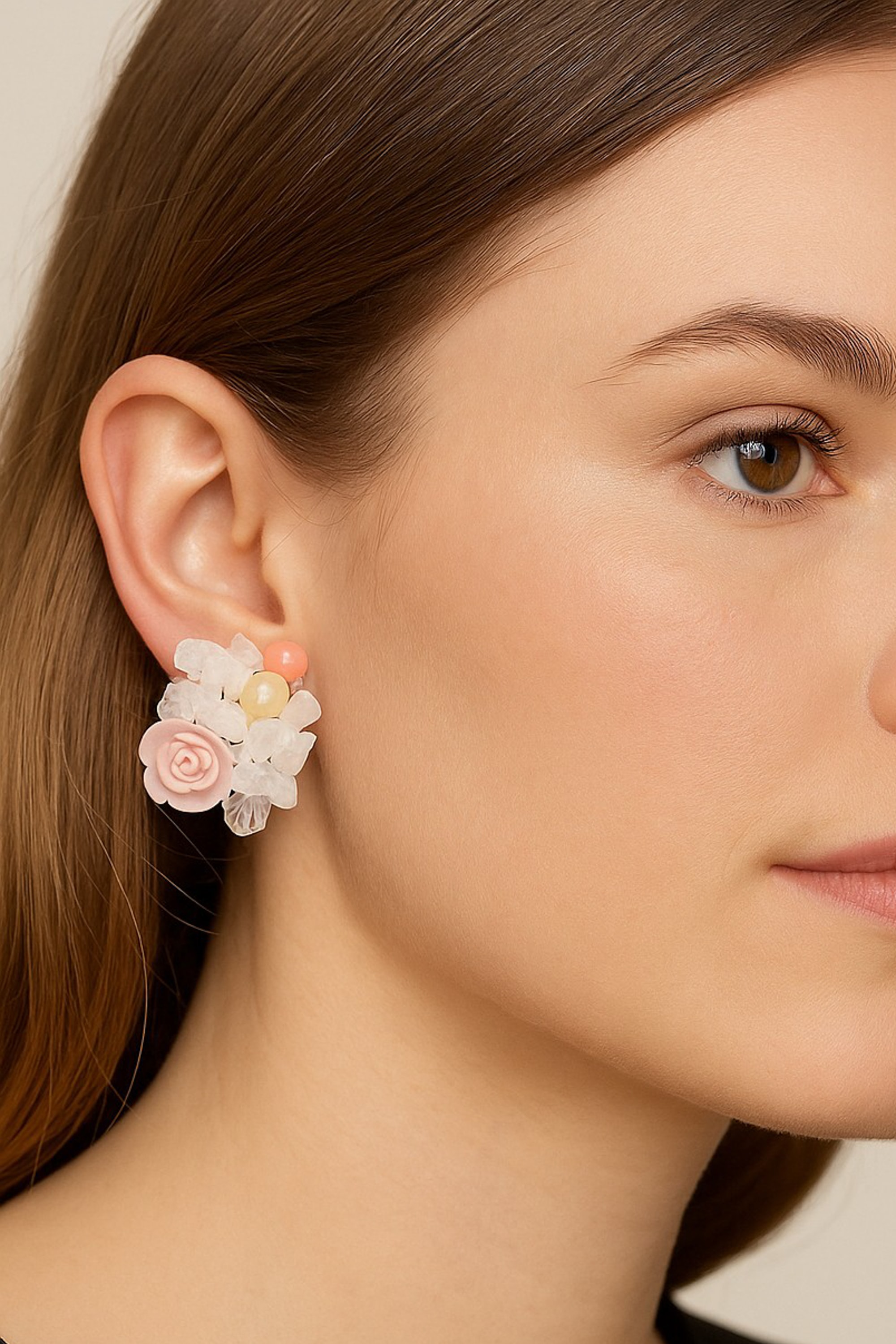 COLLEZIONE ALESSANDRO Paar Ohrclips »Blossom Beat«