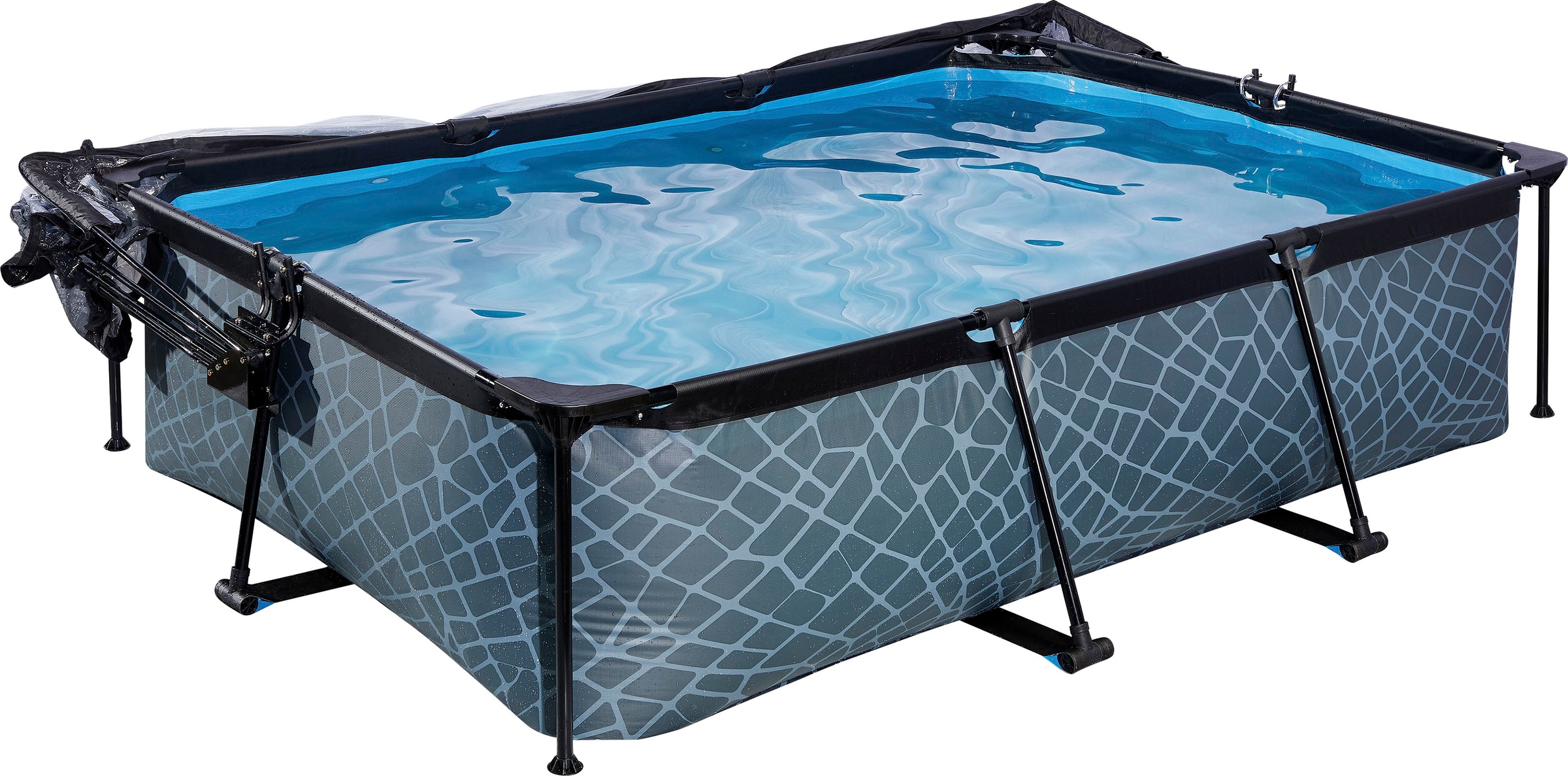 EXIT Framepool BxLxH: 150x220x65 cm, mit Kartuschenfilter und Abdeckung günstig online kaufen