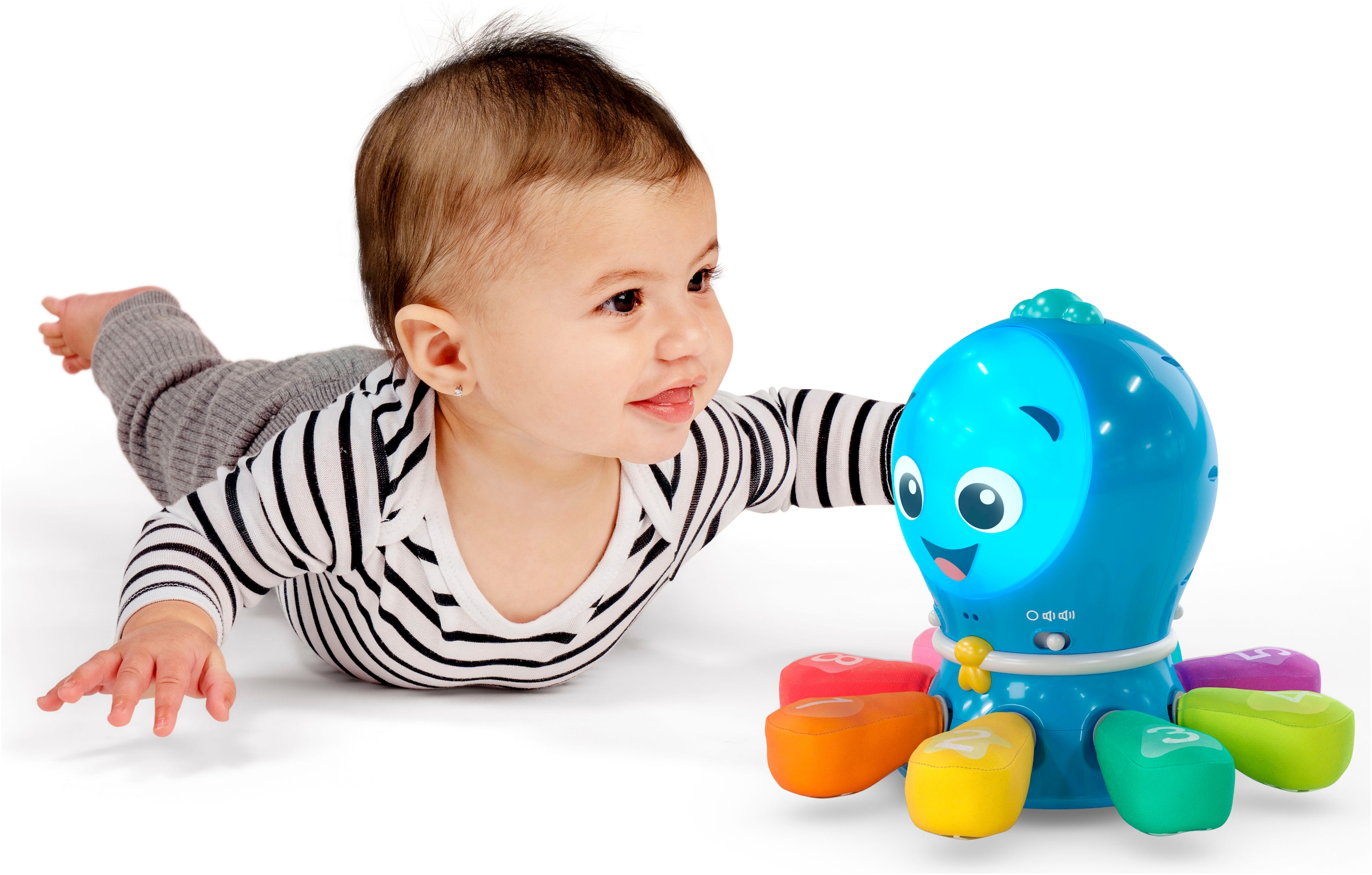 Baby Einstein Greifspielzeug »Go Opus Go™ 4-in-1 Crawl & Chase Pal«, mit Sound