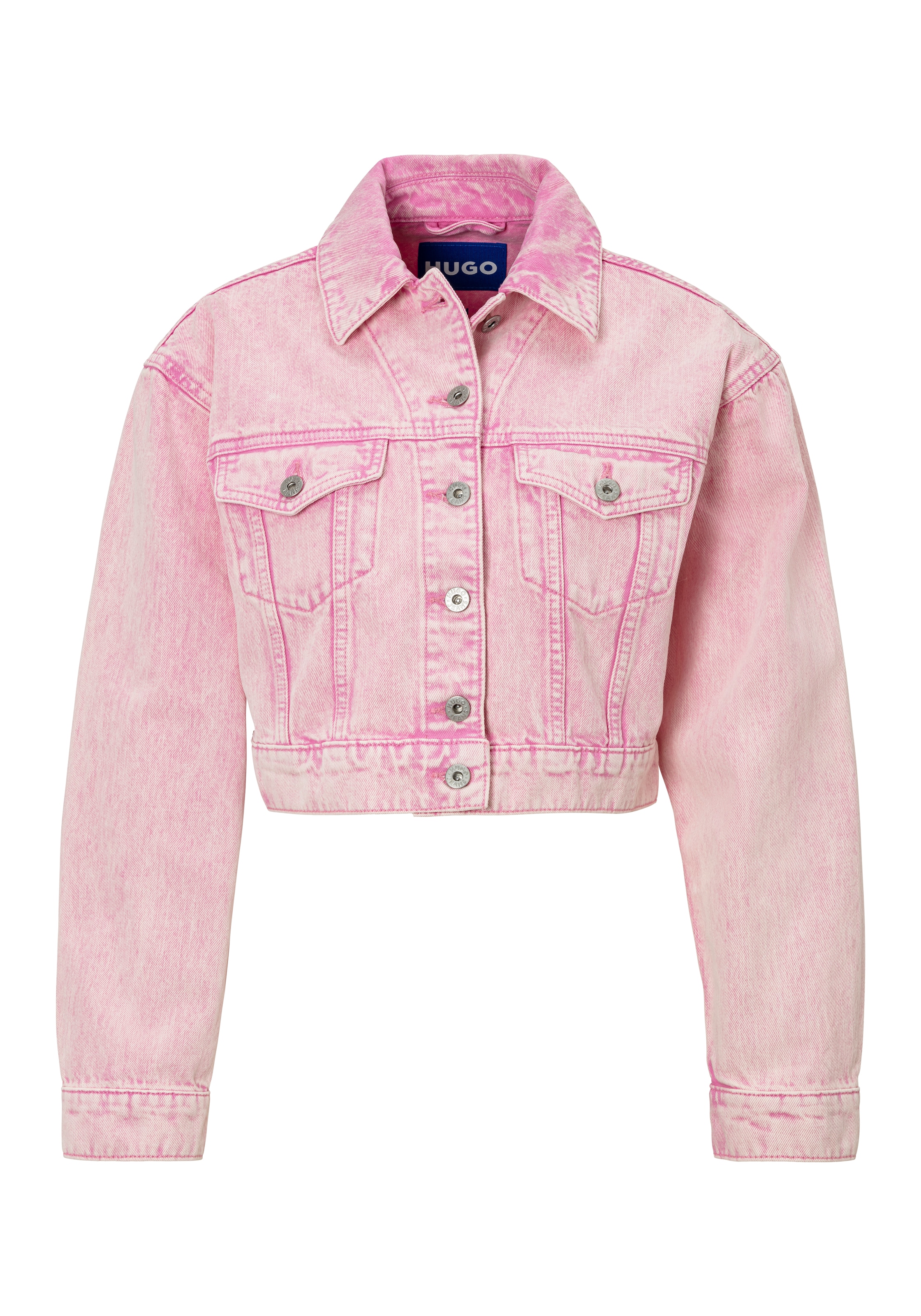 HUGO Blue Jeansjacke »Galatea«, mit geprägtem Logoschriftzug hinten