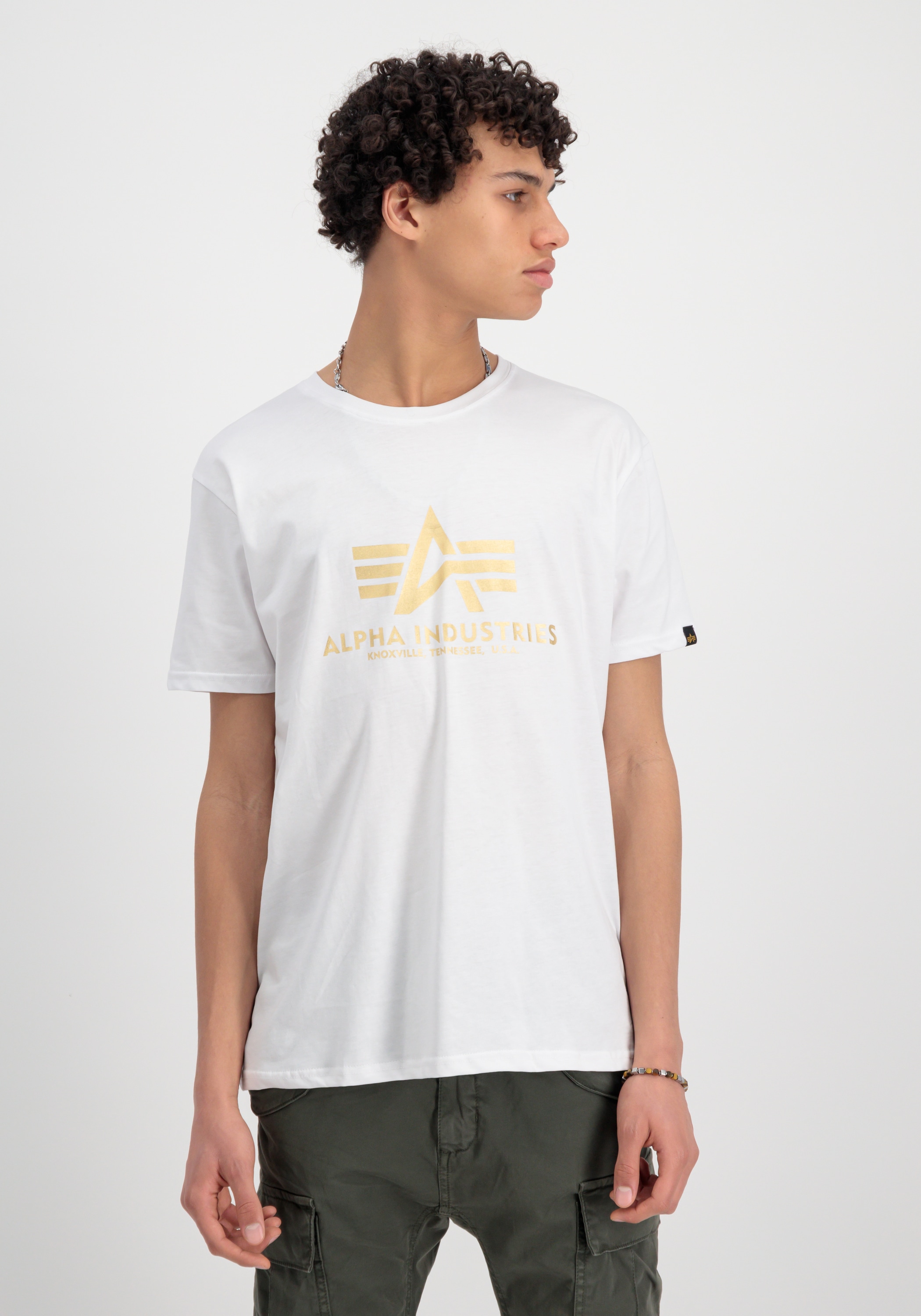 Alpha Industries T-Shirt "Alpha Industries Men - T-Shirts Basic T-Shirt BL günstig online kaufen