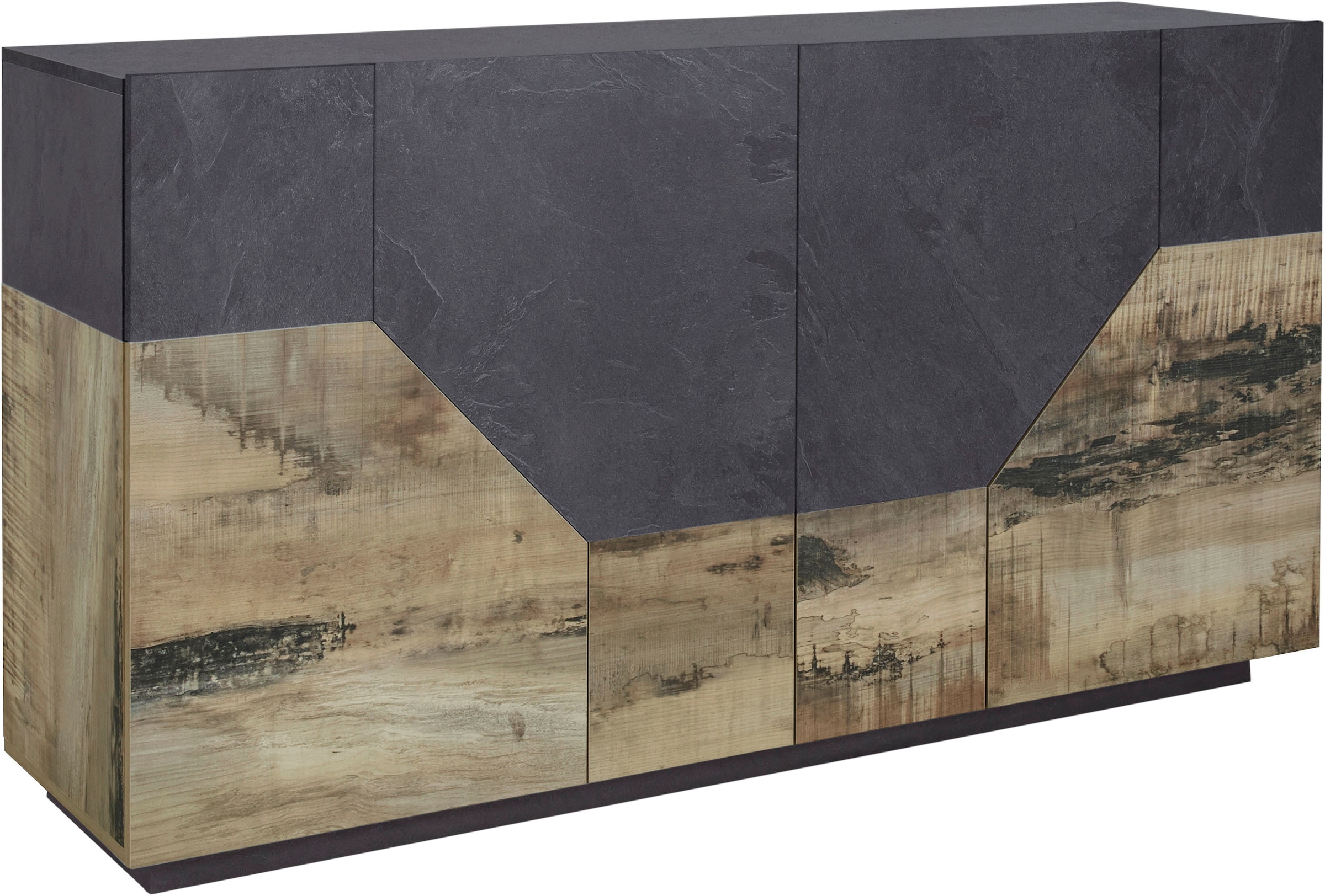 INOSIGN Sideboard »ALIEN-Kommode, Schrank, Anrichte mit 4 Türen und 4 Fächern«, Sideboard Breite ca. 160 cm "100 % Made in Italy"