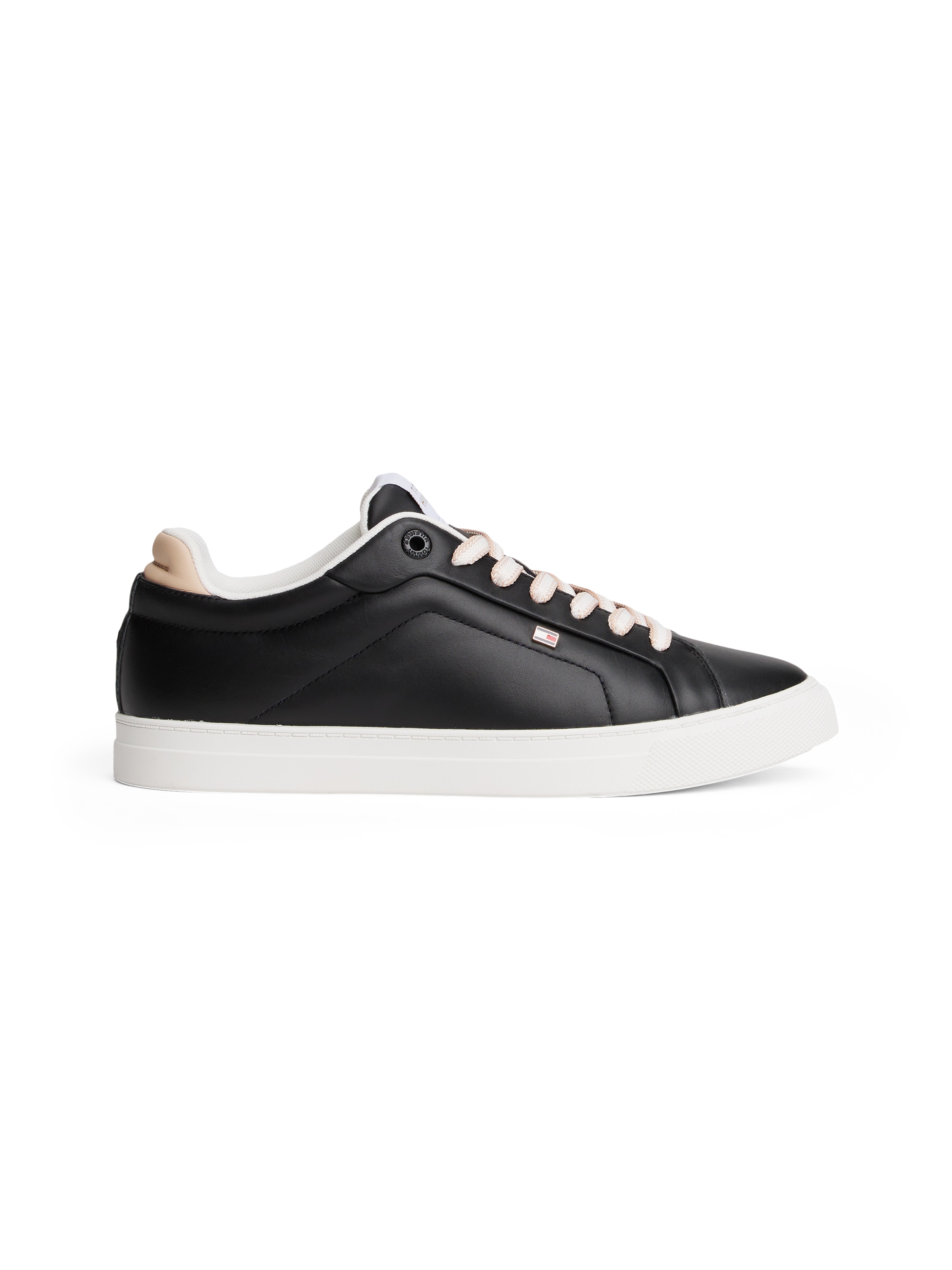 Tommy Hilfiger Plateausneaker »ICON COURT SNEAKER«, Freizeitschuh, Halbschuh, Schnürschuh mit Flaggen-Logo