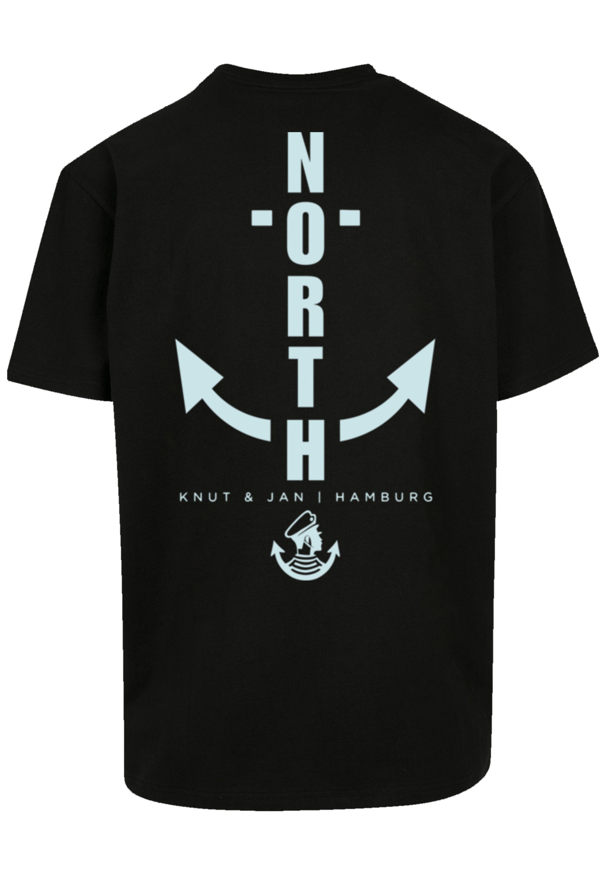 F4NT4STIC T-Shirt »North Anker Knut & Jan Hamburg«, Print