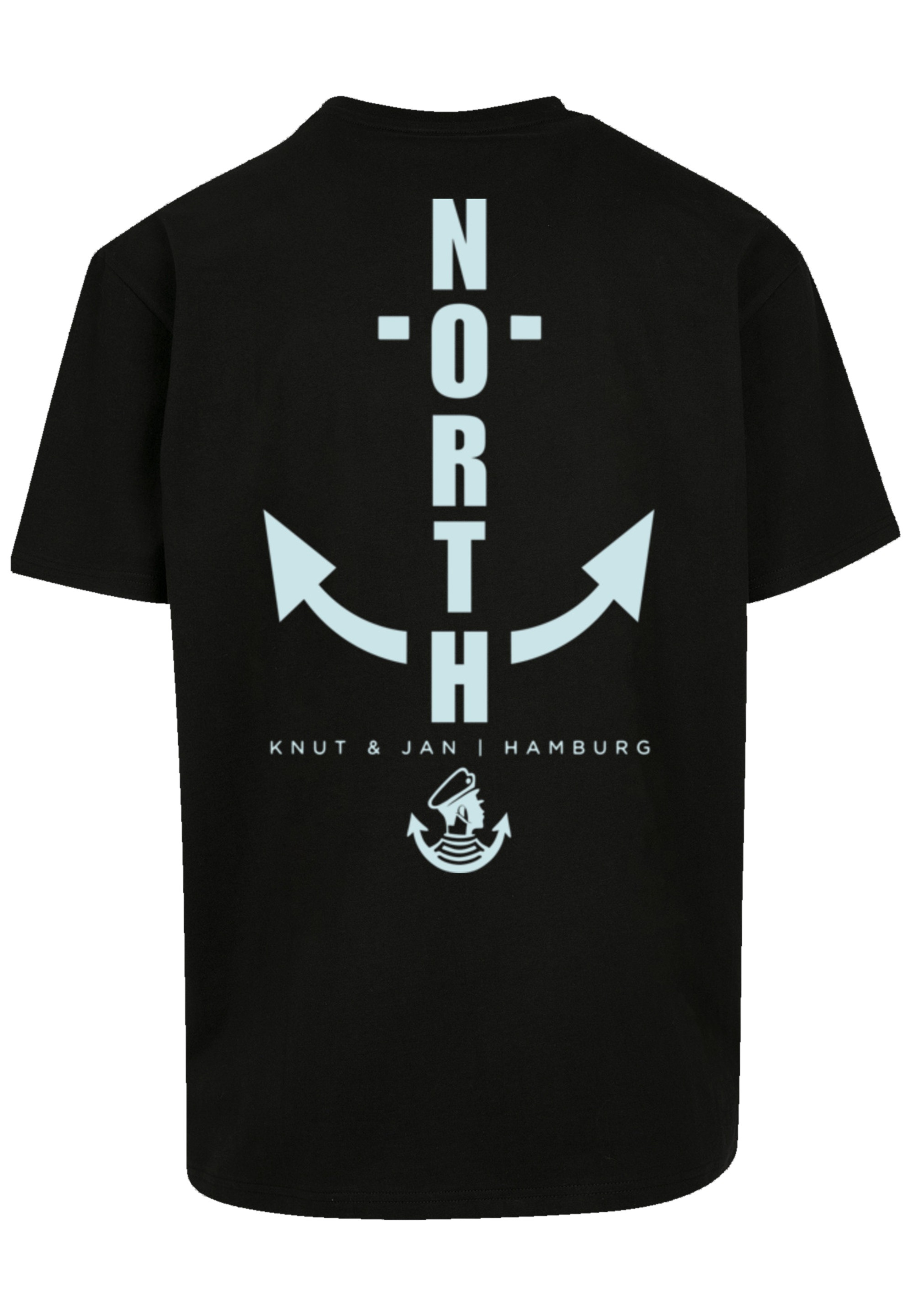 F4NT4STIC T-Shirt "North Anker Knut & Jan Hamburg", Print günstig online kaufen