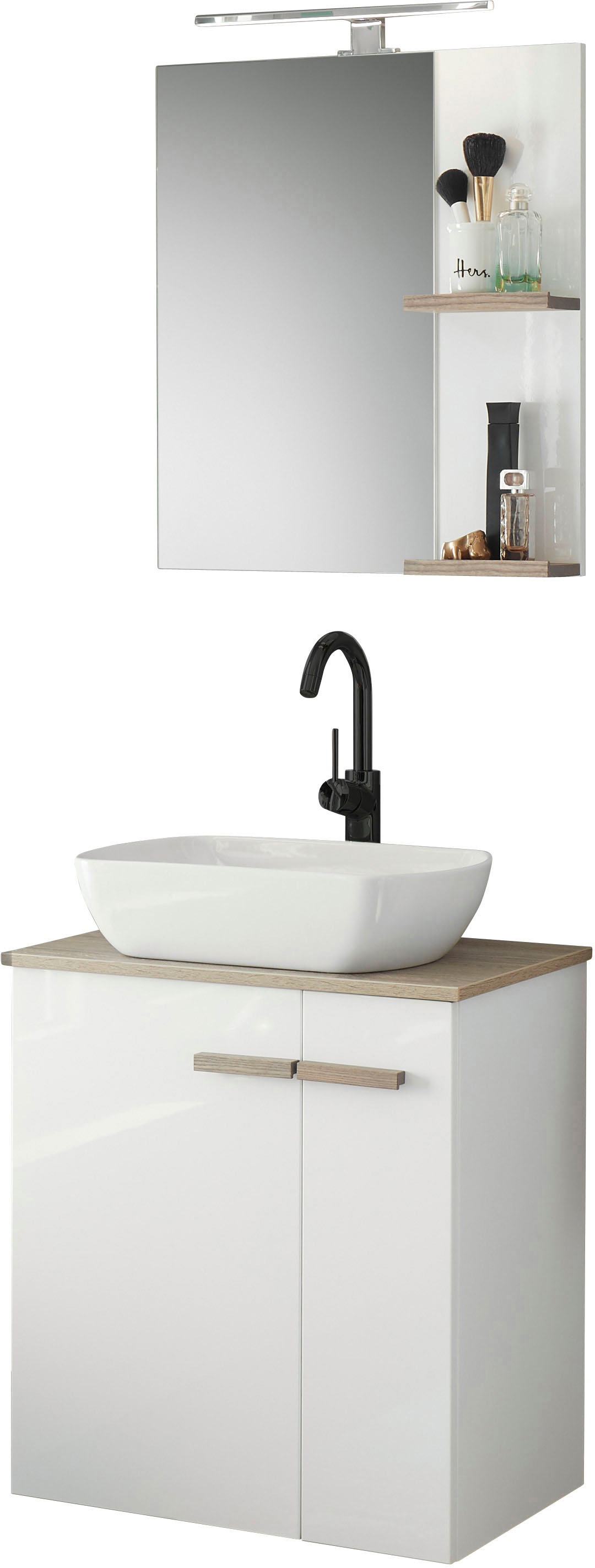 Places of Style Badmöbel-Set "SOLiD, Badmöbel-Set, Bad im modernen Design, günstig online kaufen