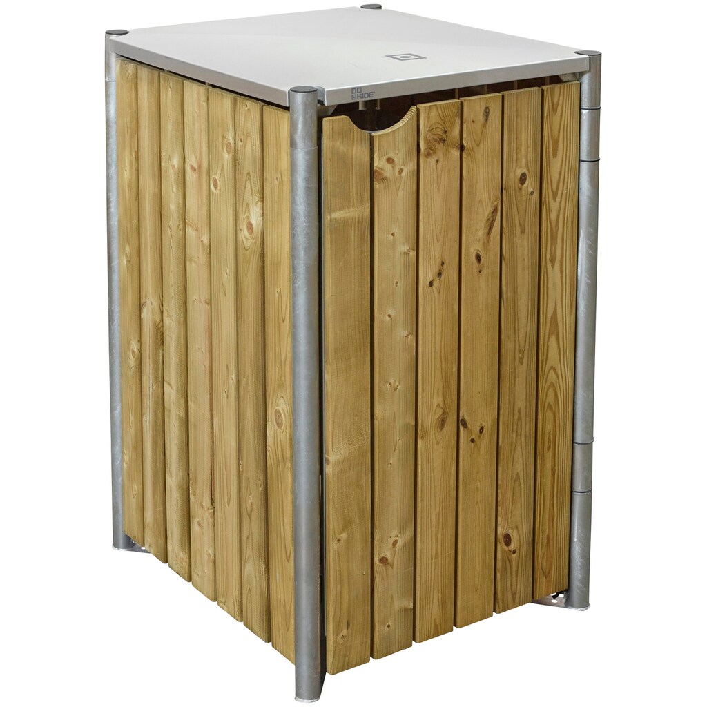 Hide Mülltonnenbox, für 1 x 240 l, natur