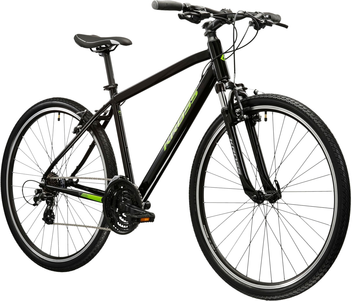KROSS Crossrad "Evado 2.0", 53cm, 28 Zoll (71,12cm) hinten: 28 Zoll (71,12cm), schwarz, Fahrräder