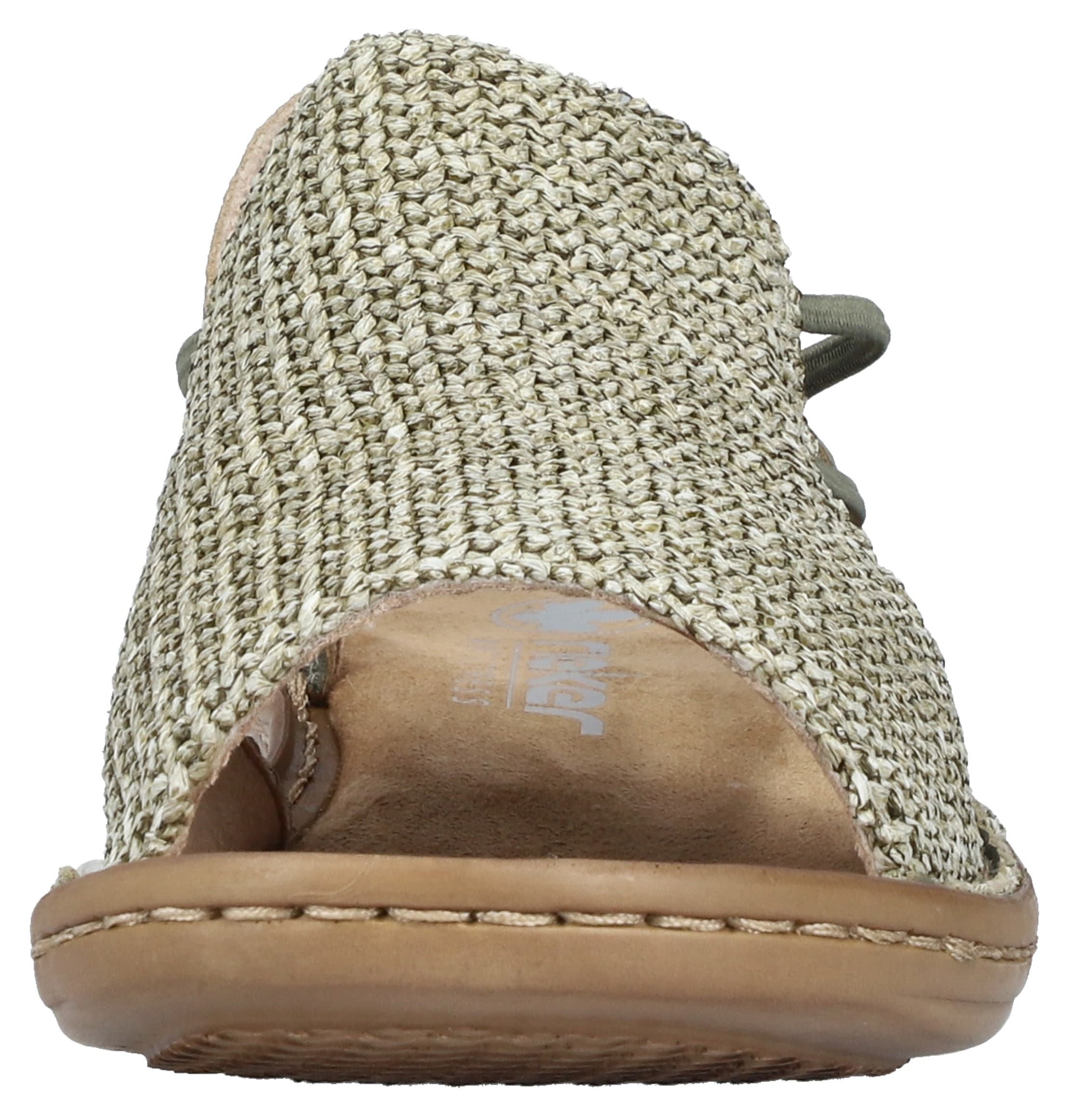 Rieker Sandale, Sommerschuh, Sandalette, Schlupfschuh mit seitlichen Gummizügen