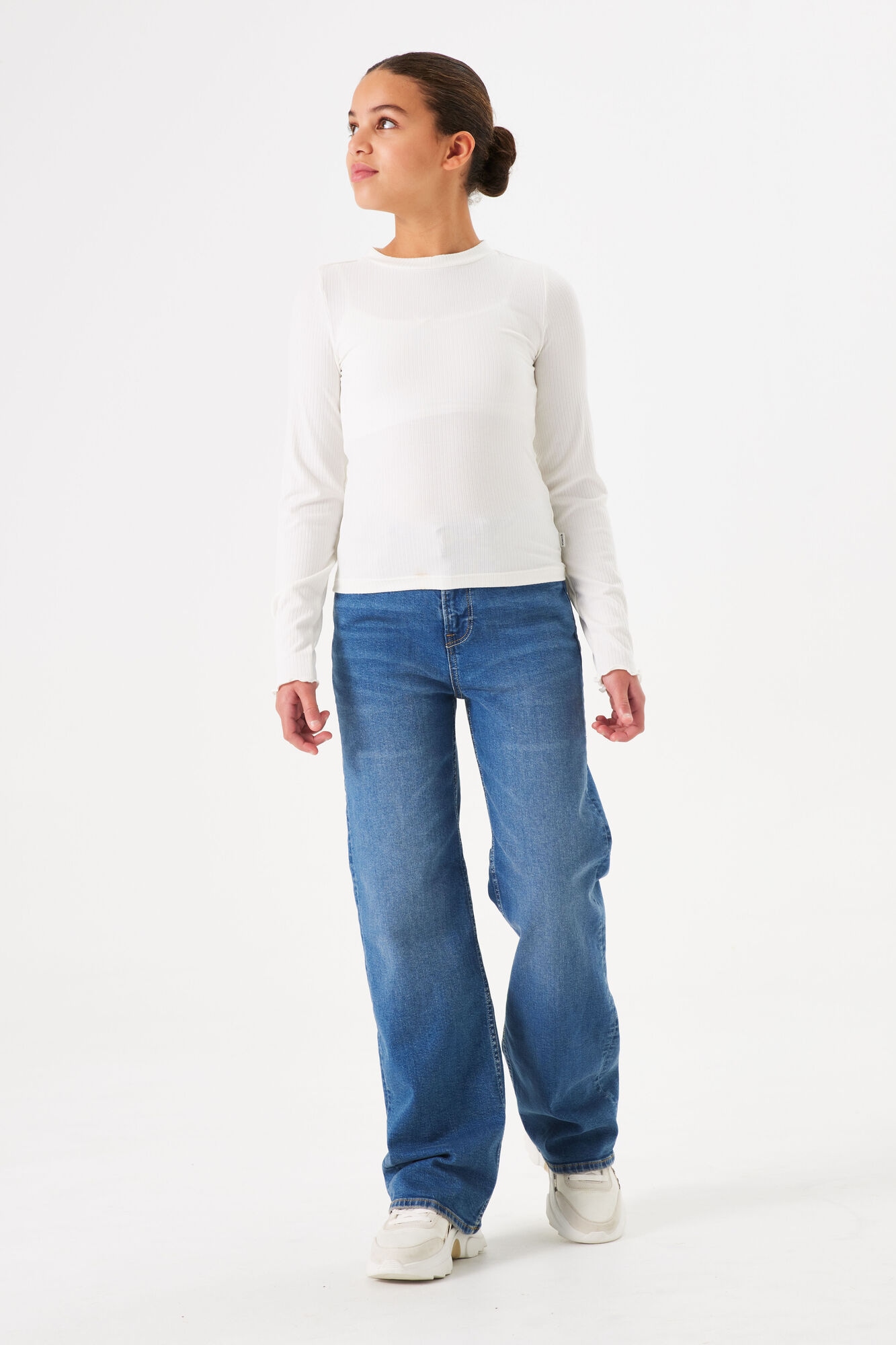 Straight-Jeans »Ilvy«, for Girls, mit weitem Bein