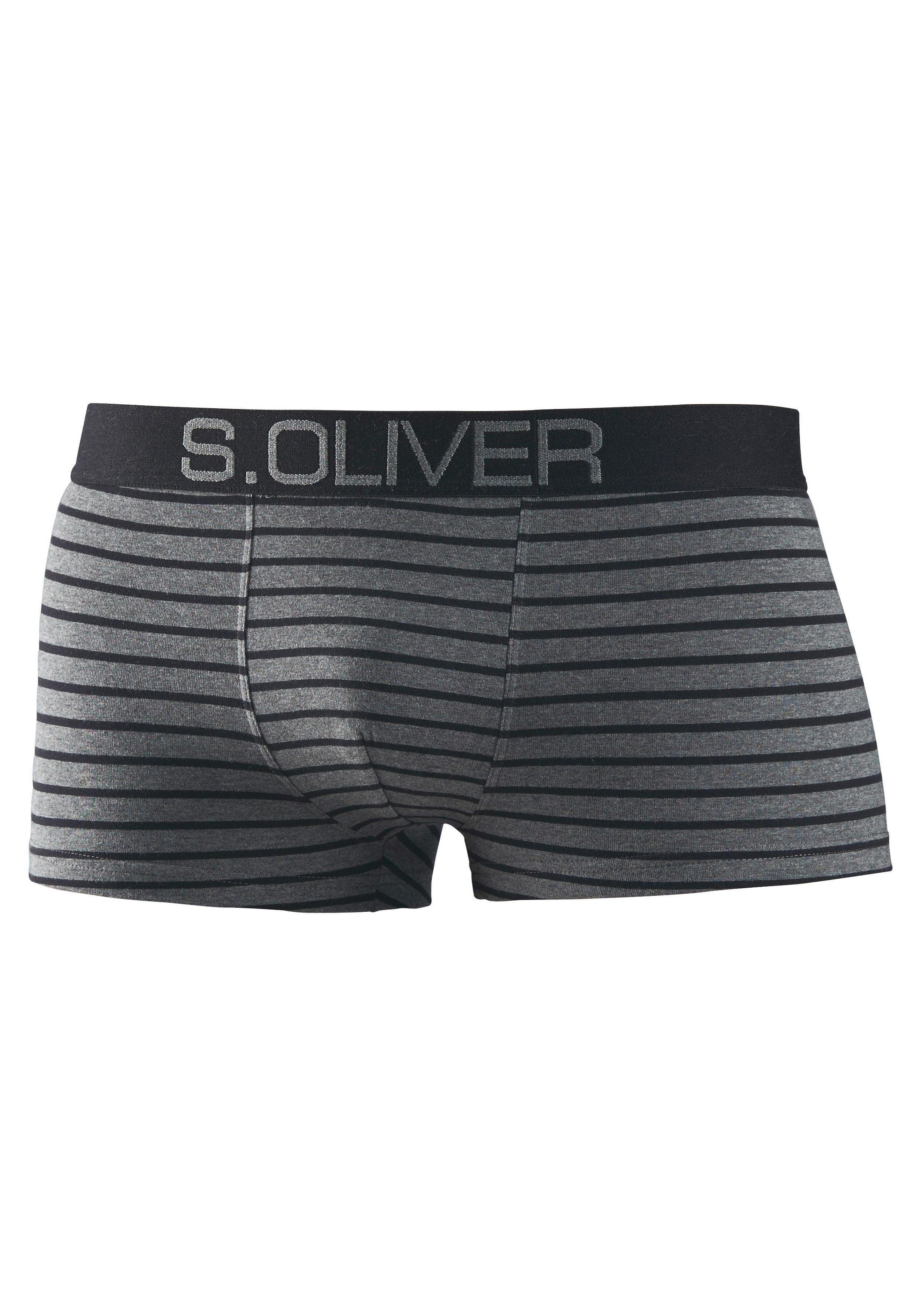 s.Oliver Boxer »Boxershorts für Herren«, (Packung, 4 St.), in Hipster-Form aus Baumwoll-Mix