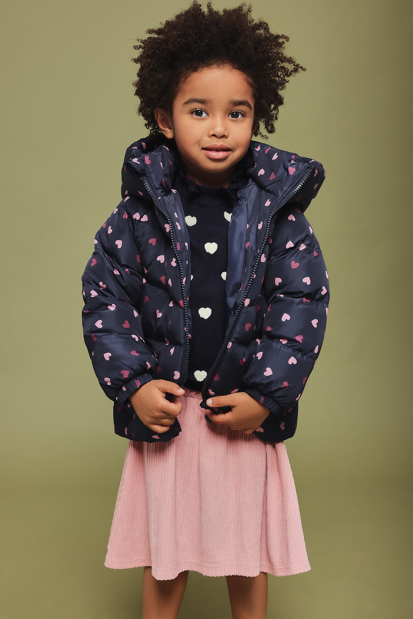 Blue Seven Winterjacke »Blue Seven Winterjacke«, mit Kapuze