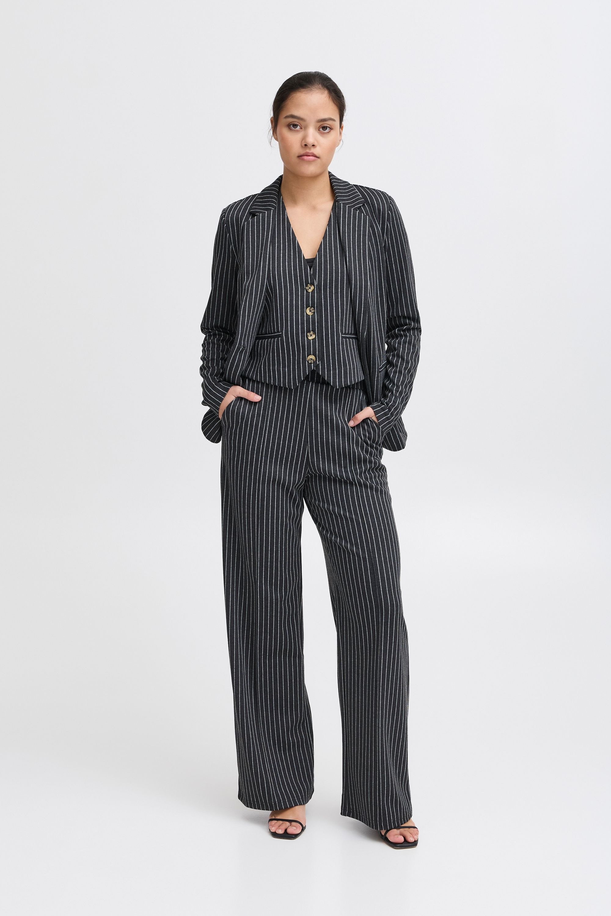 Ichi Kurzblazer "Kurzblazer IXKATE PINSTRIPED BL" günstig online kaufen