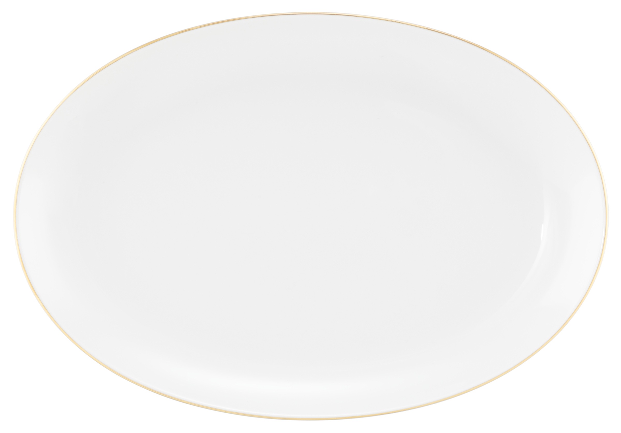 Seltmann Weiden Servierplatte "Liberty Goldrand" Platte oval