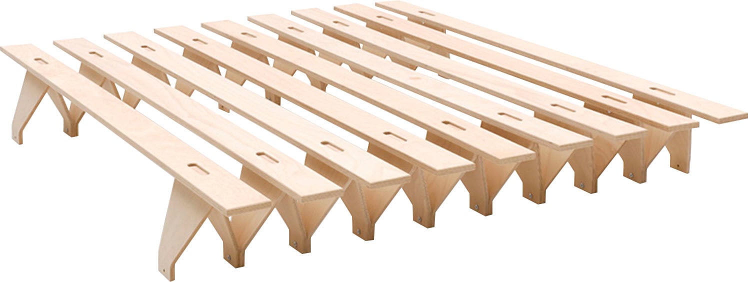 Tojo Bett "lieg" reduziertes Design, in mehreren Breiten, erweiterbar zum F günstig online kaufen