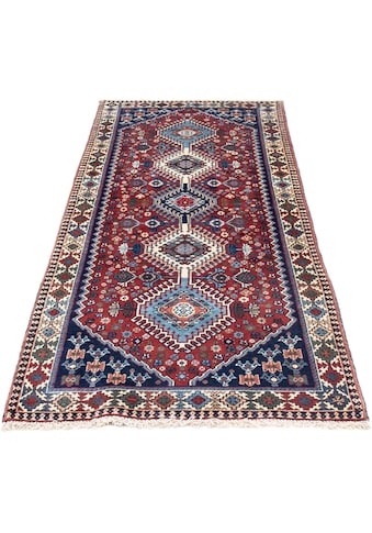 Hochflor-Läufer »Yalameh Medaillon Rosso chiaro 189 x 79 cm«, rechteckig