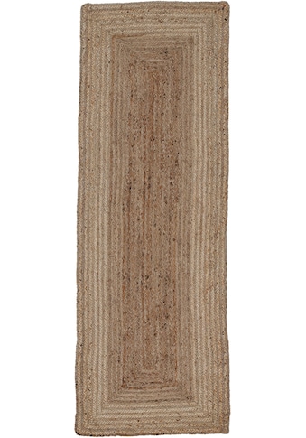 Teppich »Nele Juteteppich Naturfaser«, rechteckig, geflochtener Wendeteppich aus 100%...