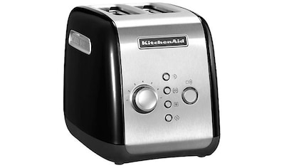 Toaster »5KMT221EOB ONYX BLACK«, 2 kurze Schlitze, für 2 Scheiben, 1100 W