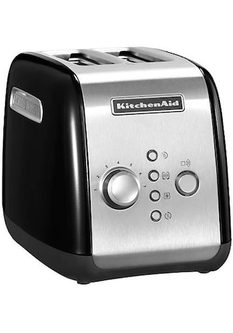 KitchenAid Toaster »5KMT221EOB ONYX BLACK« 2 kurz...