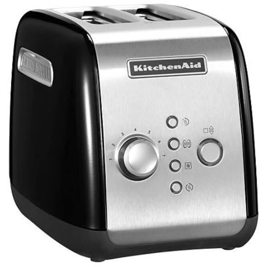 KitchenAid Toaster »5KMT221EOB ONYX BLACK«, 2 kurze Schlitze, für 2 Scheiben, 1100 W