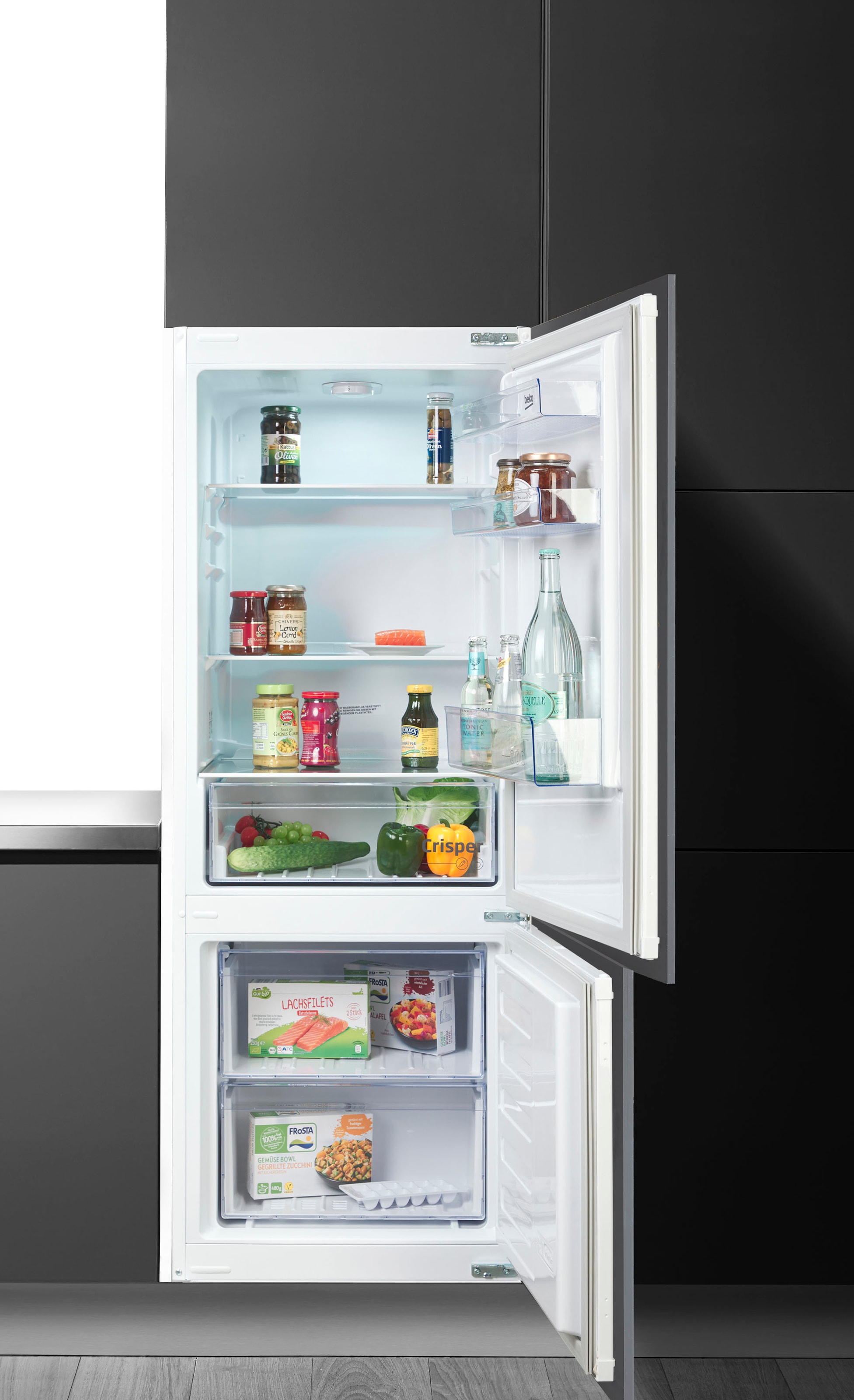 BEKO Einbaukühlgefrierkombination "BCSA240K4SN 7521820007" 144 cm hoch 54 c günstig online kaufen