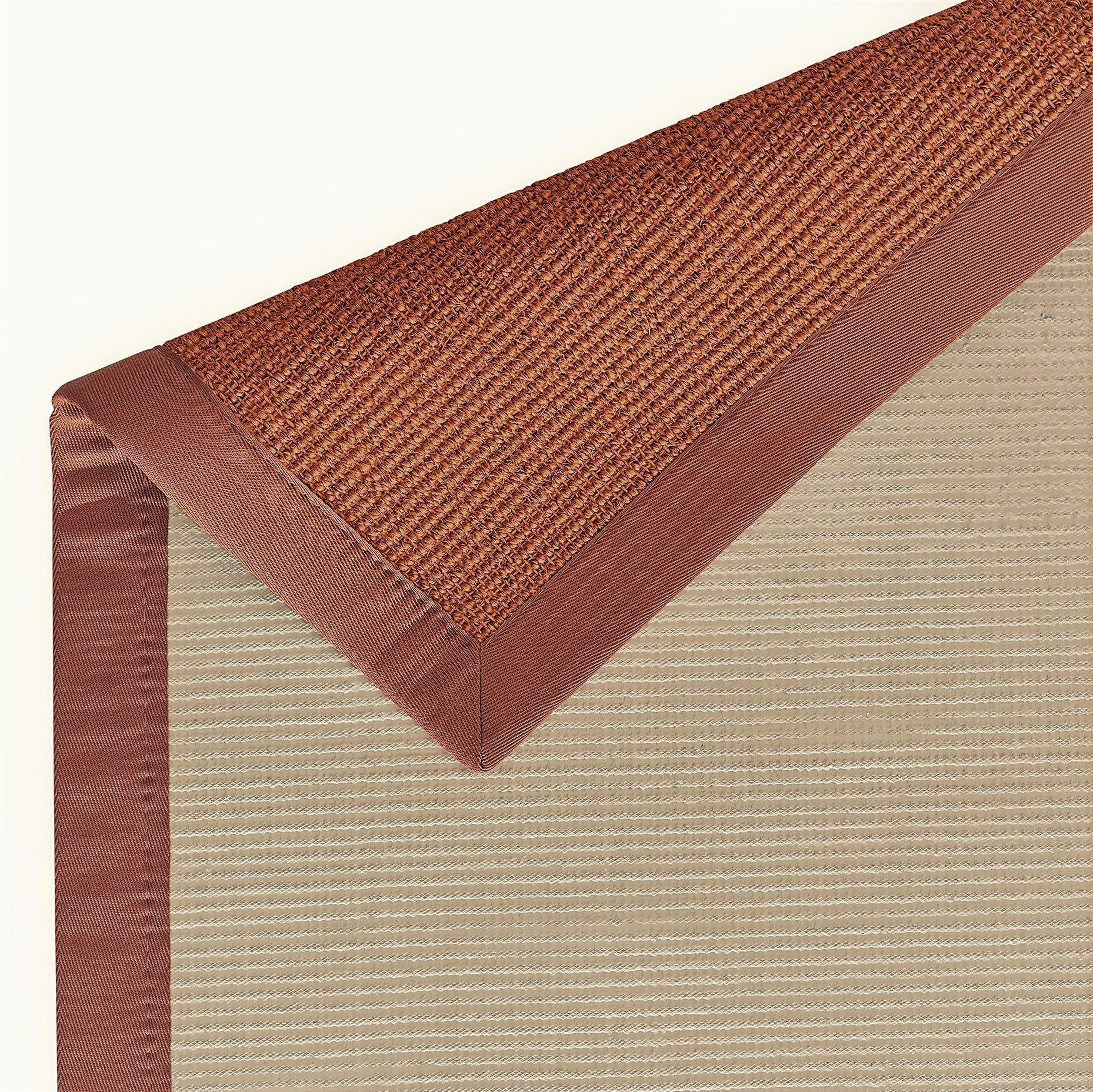 Dekowe Sisalteppich »Mara S2 mit Bordüre Spezial«, rechteckig, 5 mm Höhe, 100% Sisal, auch als Läufer, Wohnzimmer