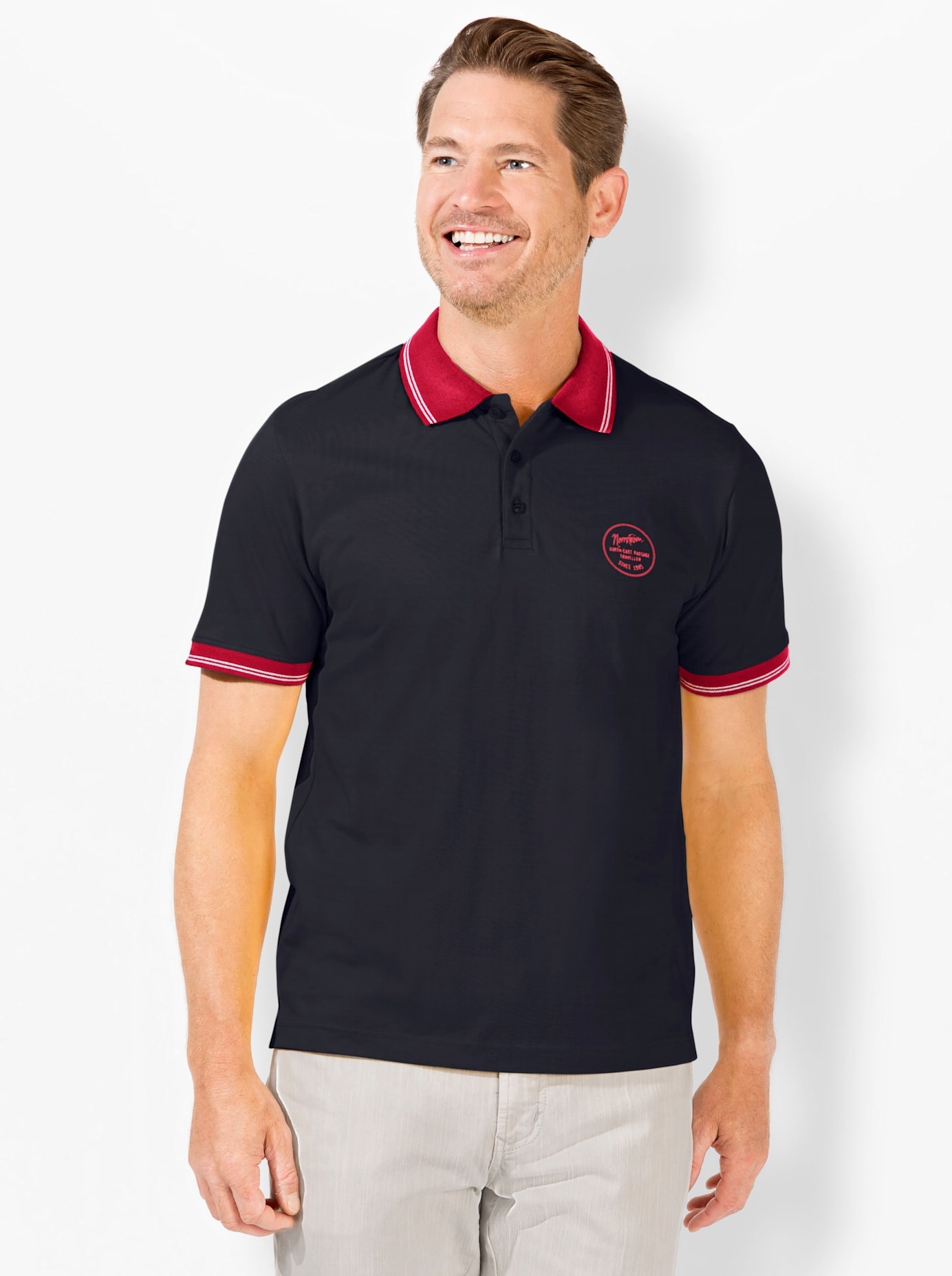 Catamaran Poloshirt "Kurzarm-Poloshirt" 1 Stk. tlg. günstig online kaufen