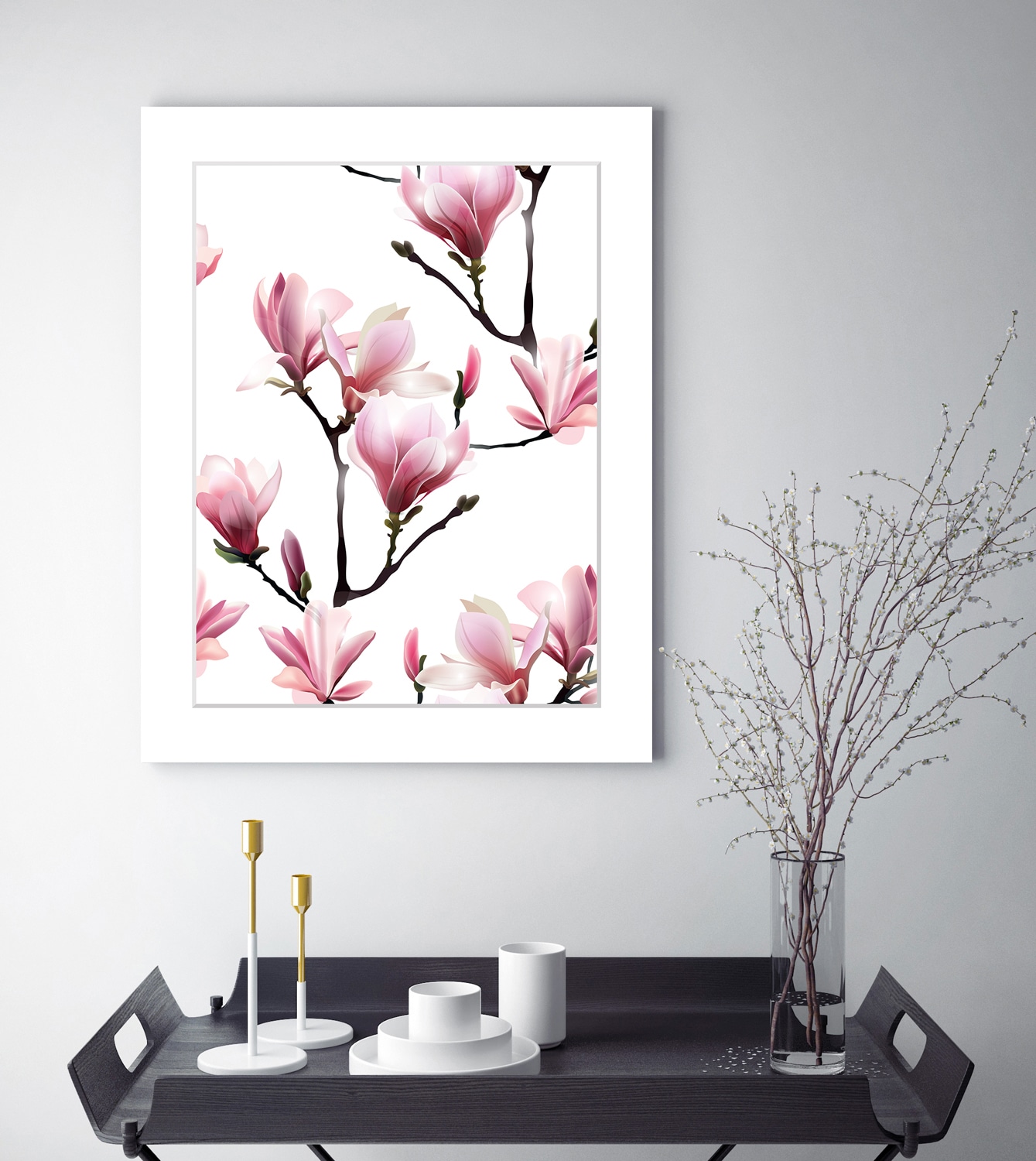 queence Bild »Estelle«, Blumen, gerahmt, Blumen