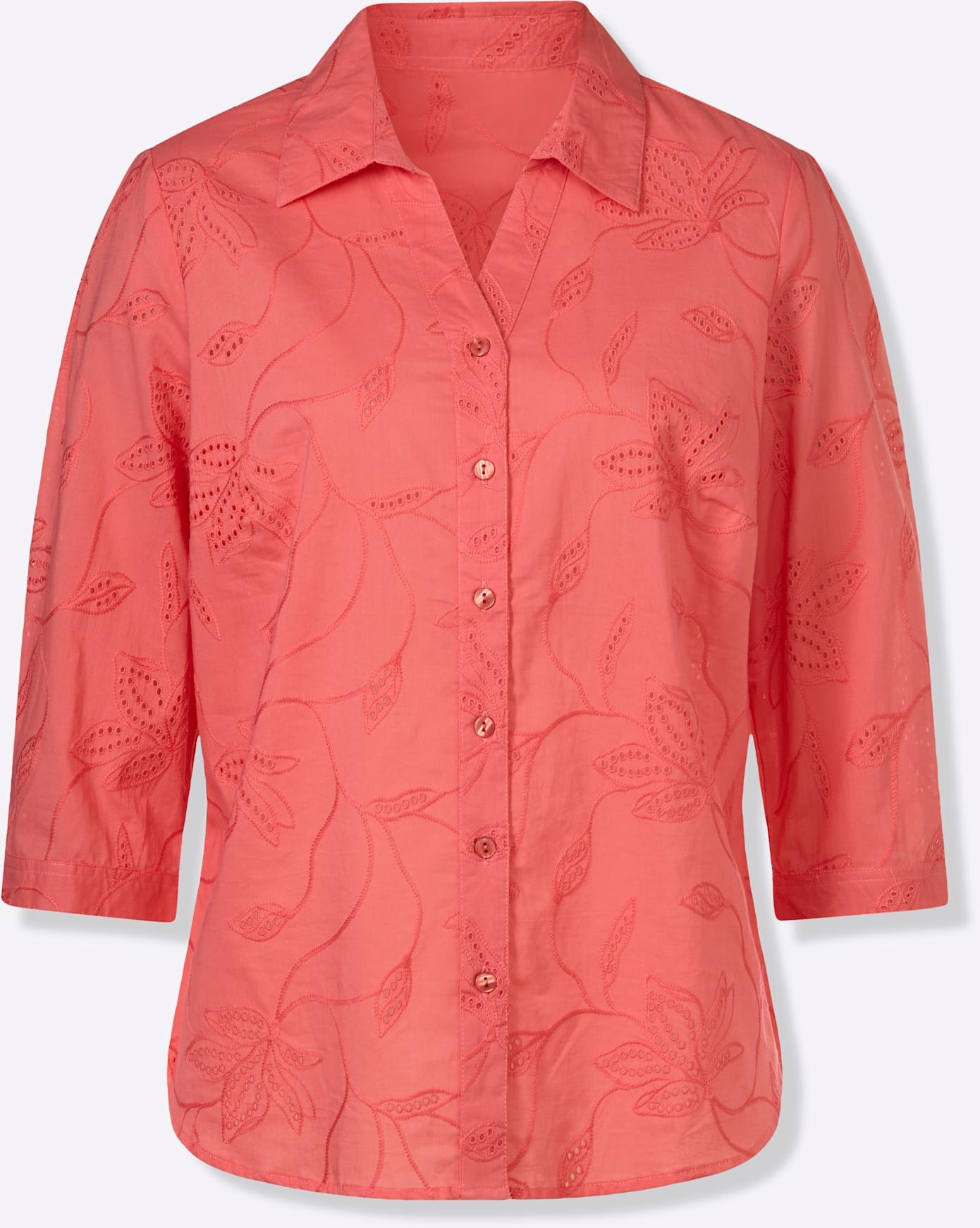 Lady Shirt Blouse Coral 40 3