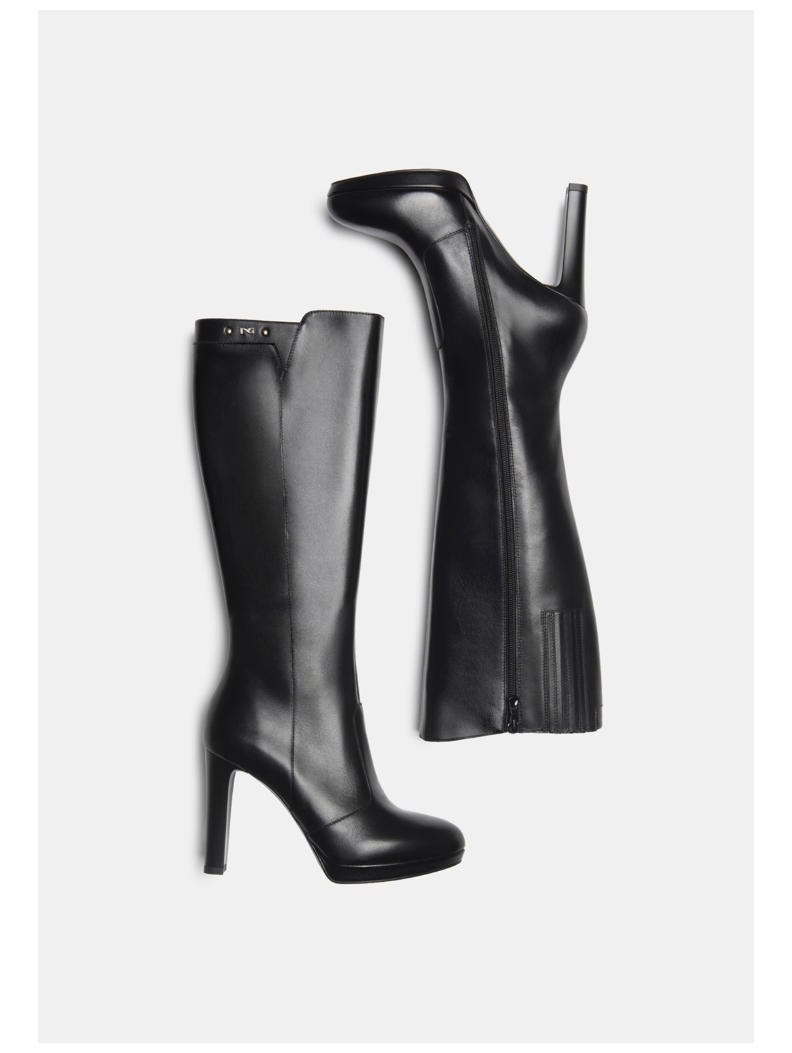 Nero Giardini High-Heel-Stiefel »Nero Giardini Stiefel Leder«