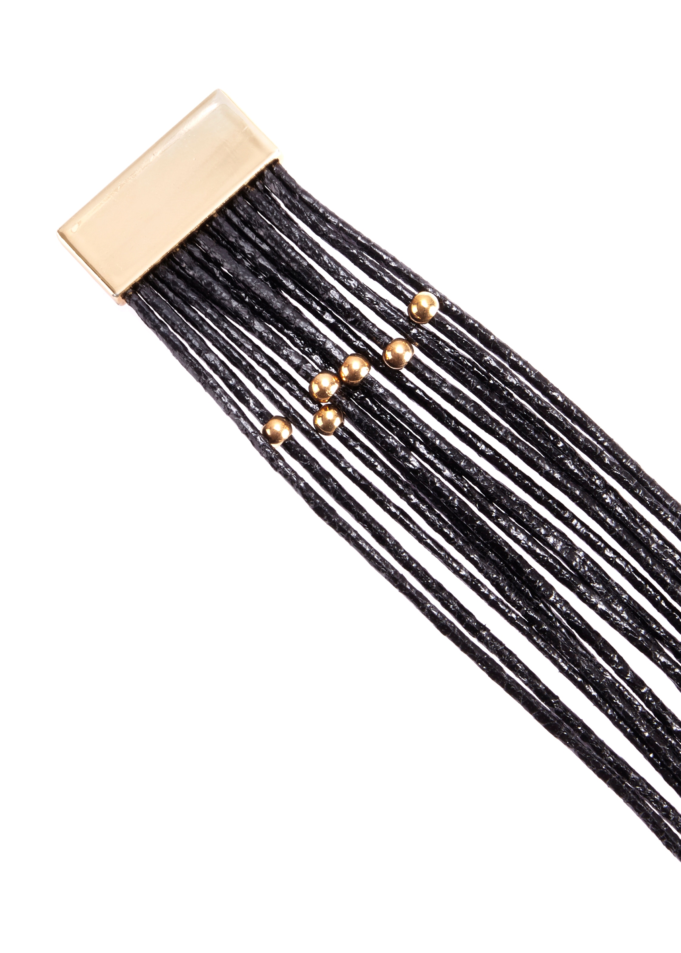 LASCANA Armband Set »Wickelarmband«, (2 tlg.), in Layer Optik mit Perlen, Magnetarmband, Armketten Set