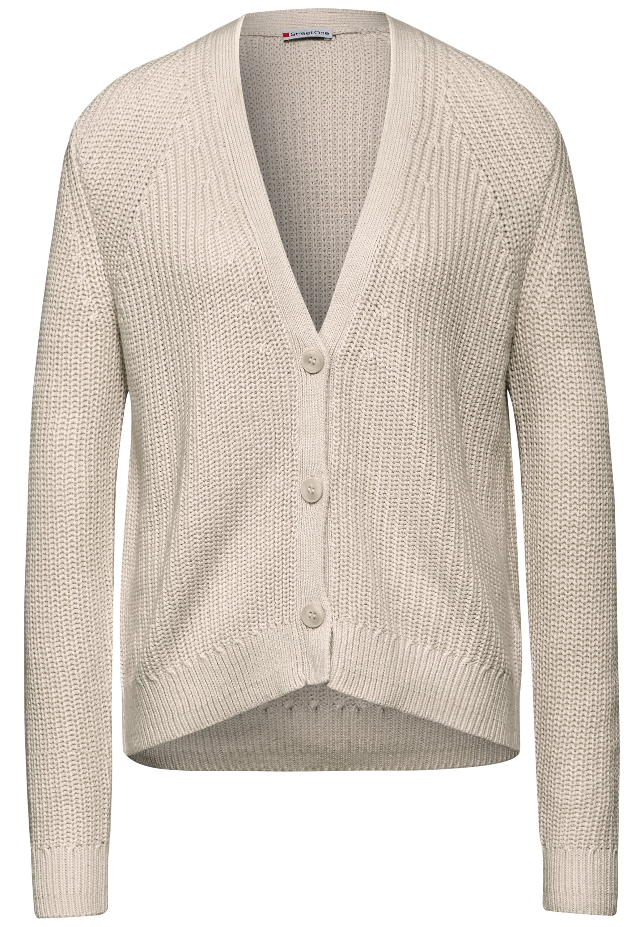 STREET ONE Cardigan, mit V-Ausschnitt