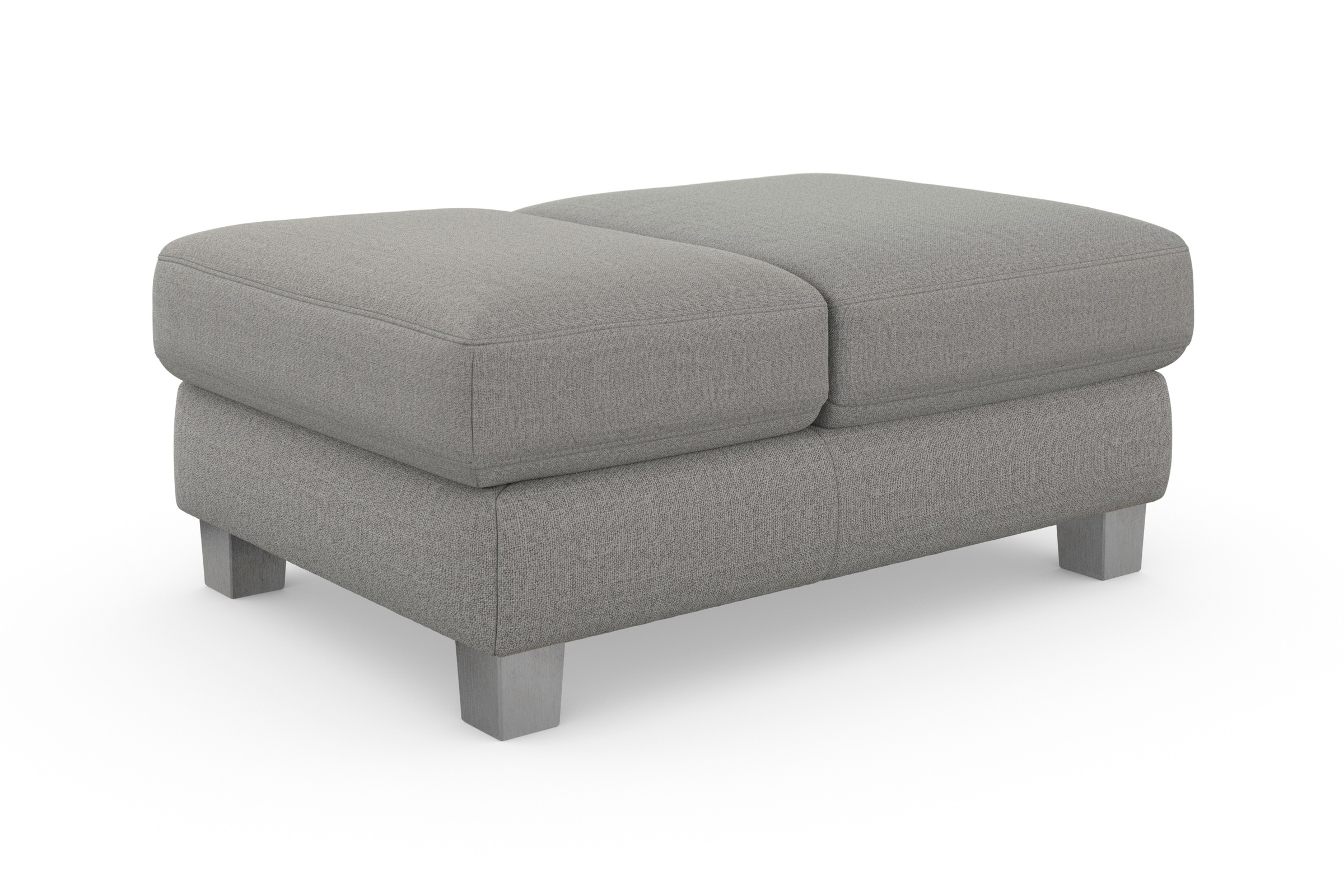 sit&more Polsterhocker »Dundee« mit Klappfunktion, Federkern und hochwertigen Edelstahlfüßen