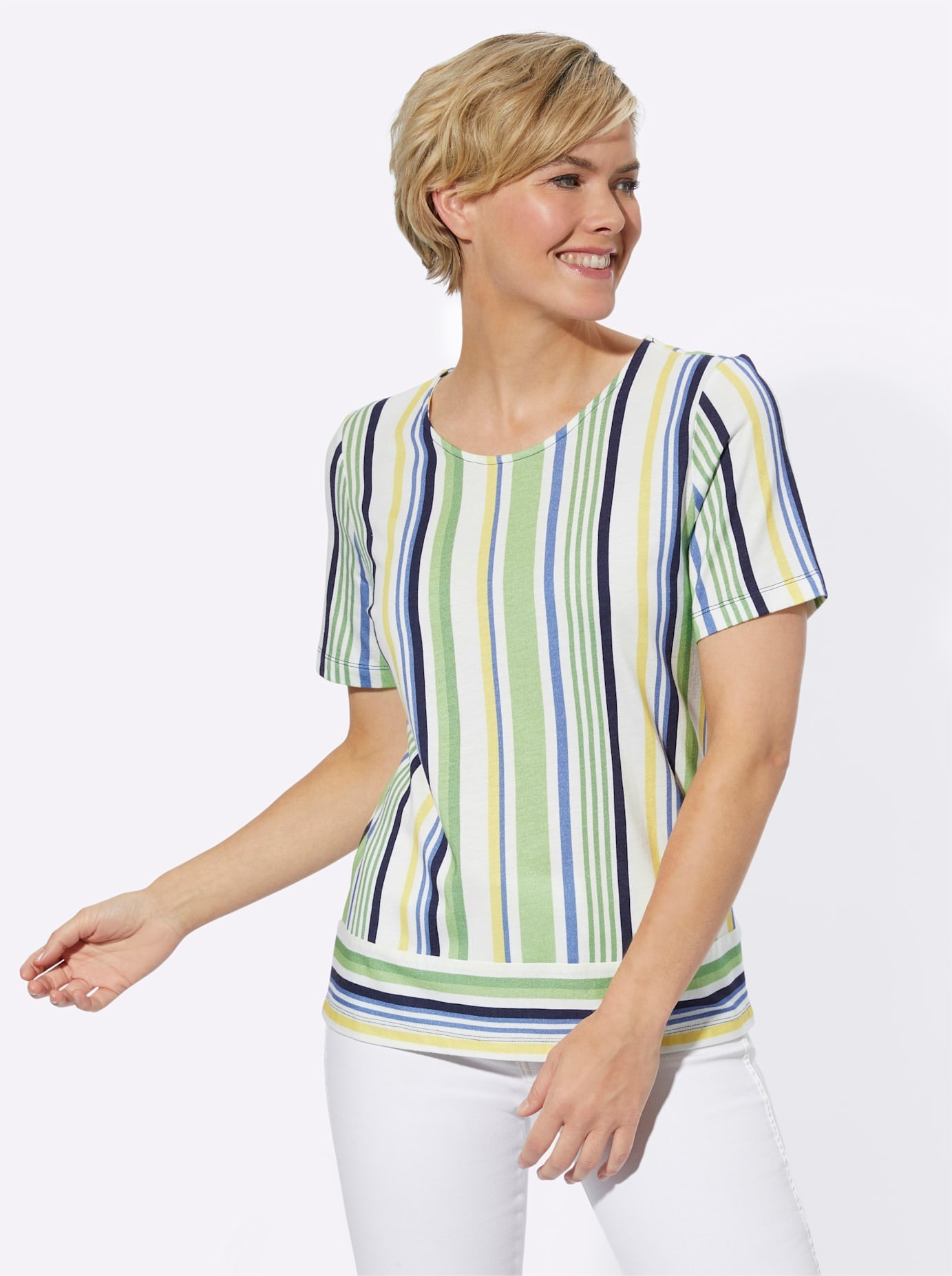 Casual Looks Kurzarmshirt »Shirt«, (1 tlg.)