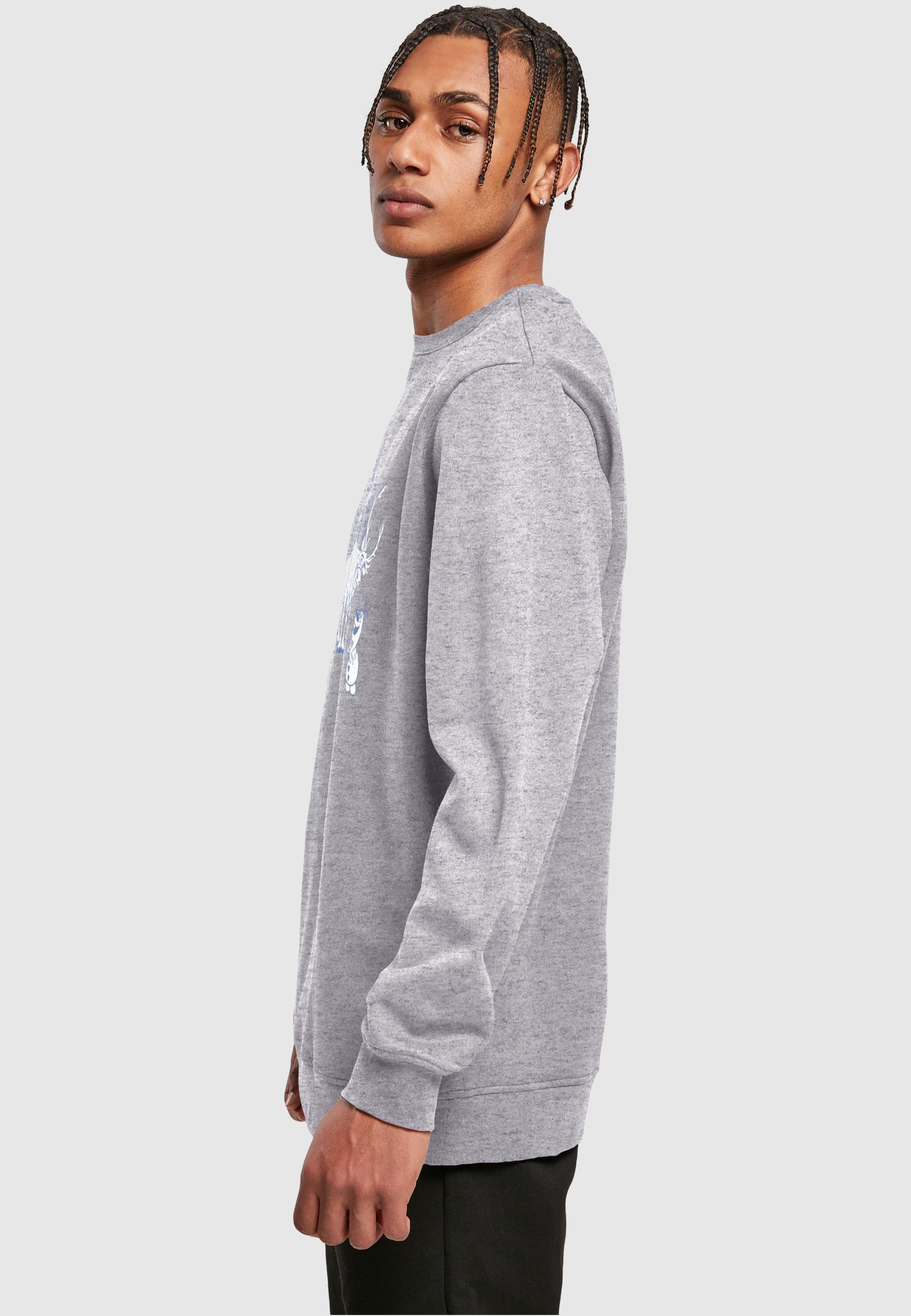 ABSOLUTE CULT Rundhalspullover »ABSOLUTE CULT Herren Frozen - Anna Sven And Olaf Crewneck«, (1 tlg.)