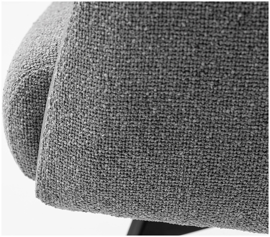 MCA furniture Armlehnstuhl »MILAGRO Esszimmerstuhl (2er Set)«, (Set), 2 St., Strukturstoff, 180° drehbar, Taschenfederkern, Metall, Vintagelook, belastbar 120 kg