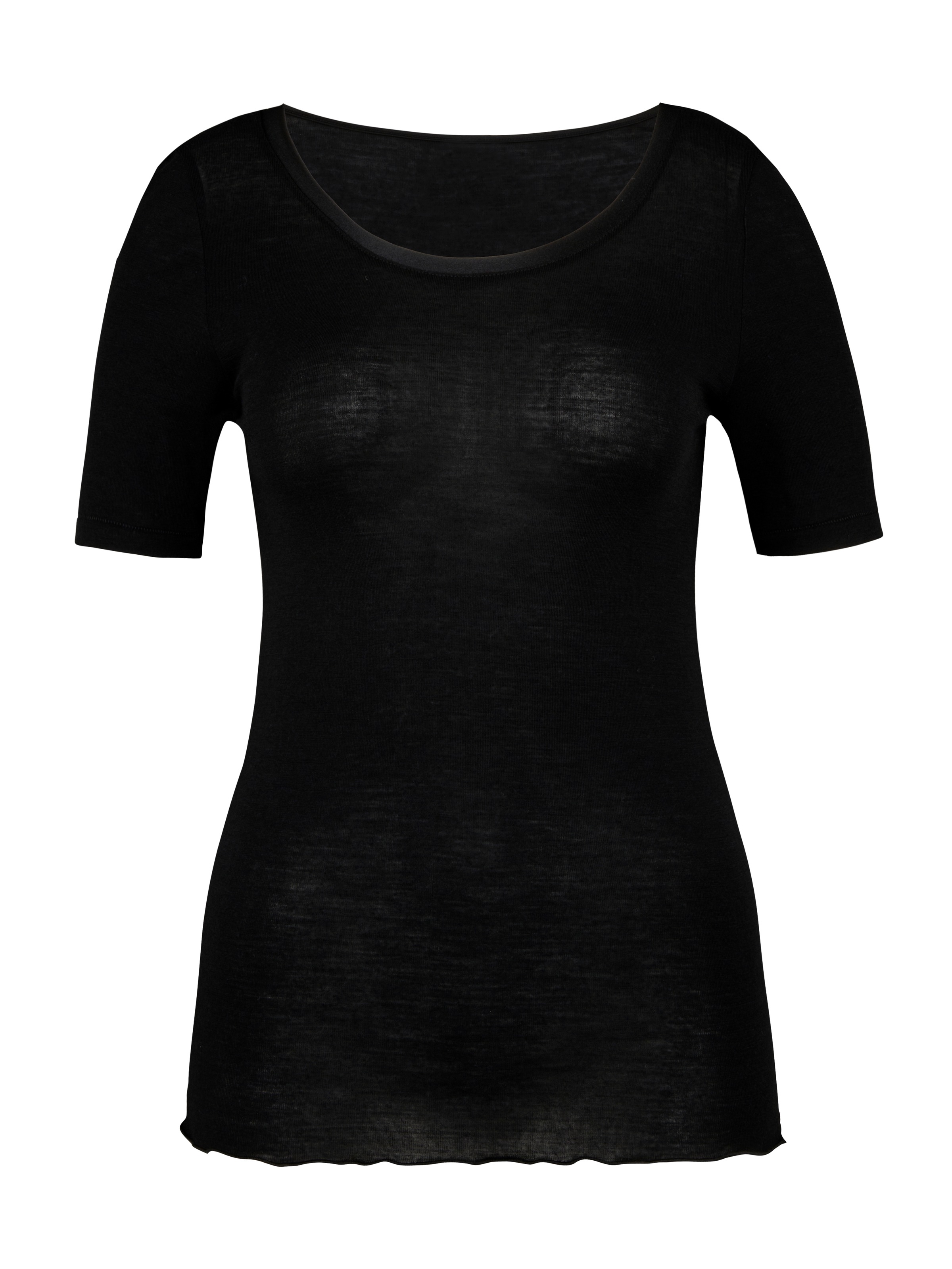 CALIDA Kurzarmshirt "True Confidence", Satinbandeinfassung, Rundhalsausschn günstig online kaufen