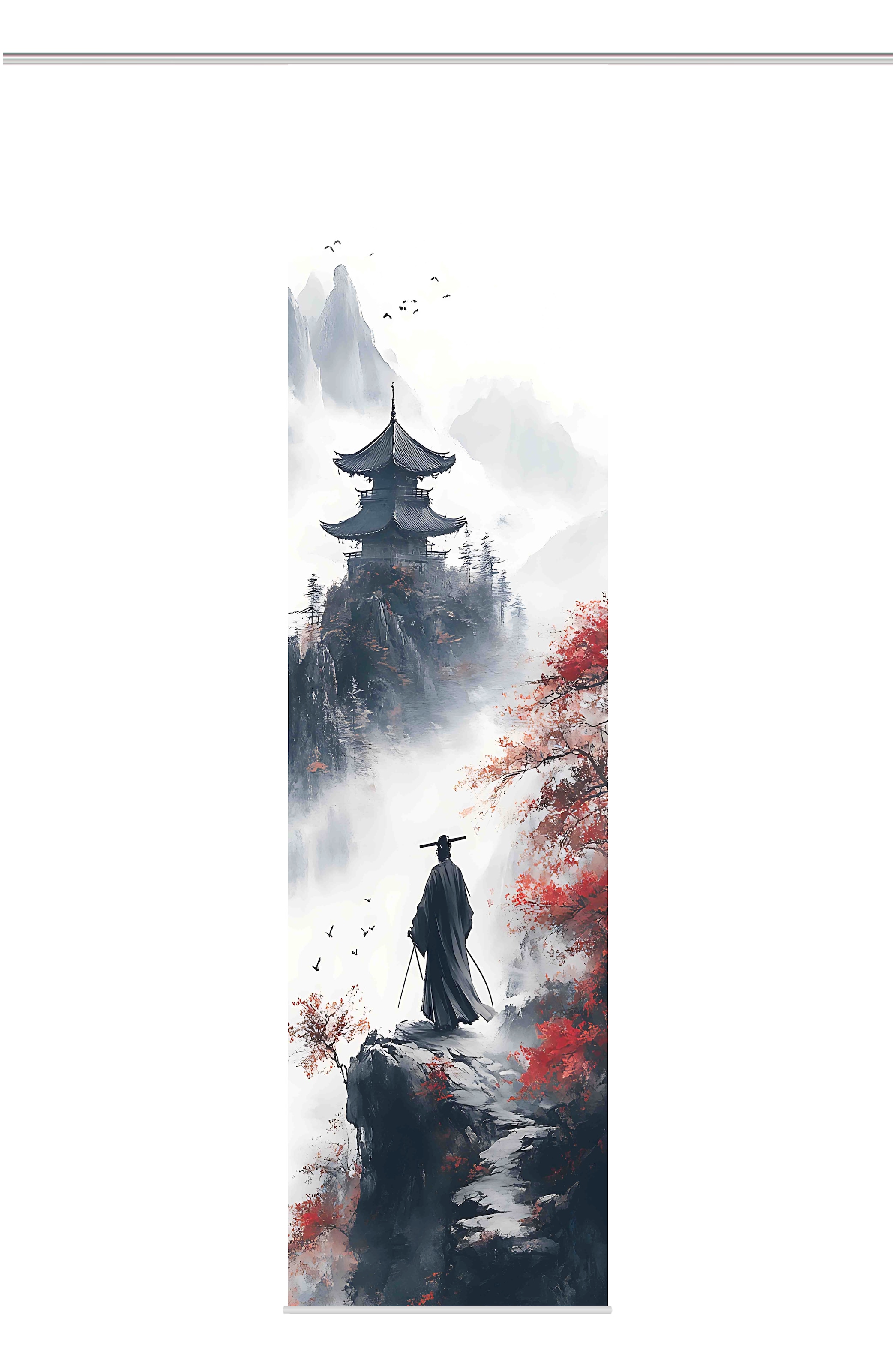 HOME WOHNIDEEN Schiebegardine »SAKURA« Paneelwagen 1 Stk. tlg. digital bedruckt