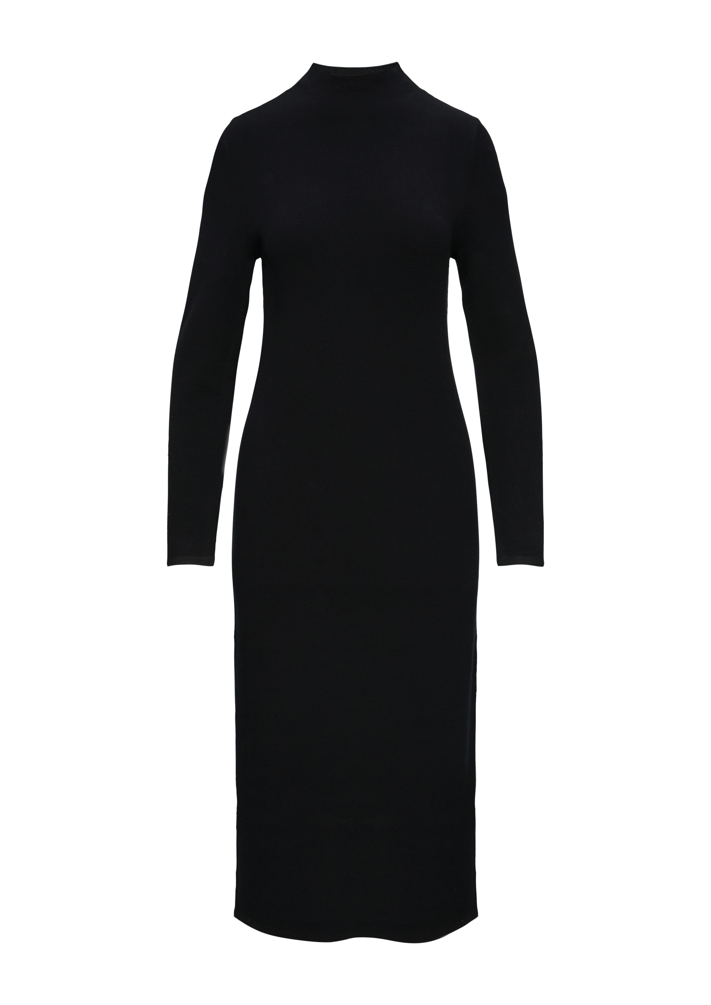 s.Oliver BLACK LABEL Strickkleid, 3/4 lang, mit Stehkragen