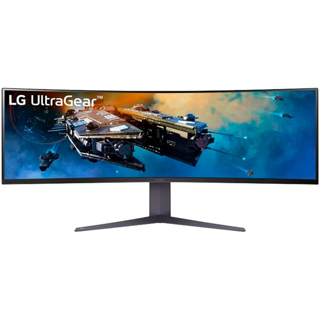 LG Curved-Gaming-Monitor »45GR65DC«, 113 cm/45 Zoll, 5120 x 1440 px, DQHD, 1 ms Reaktionszeit, 200 Hz