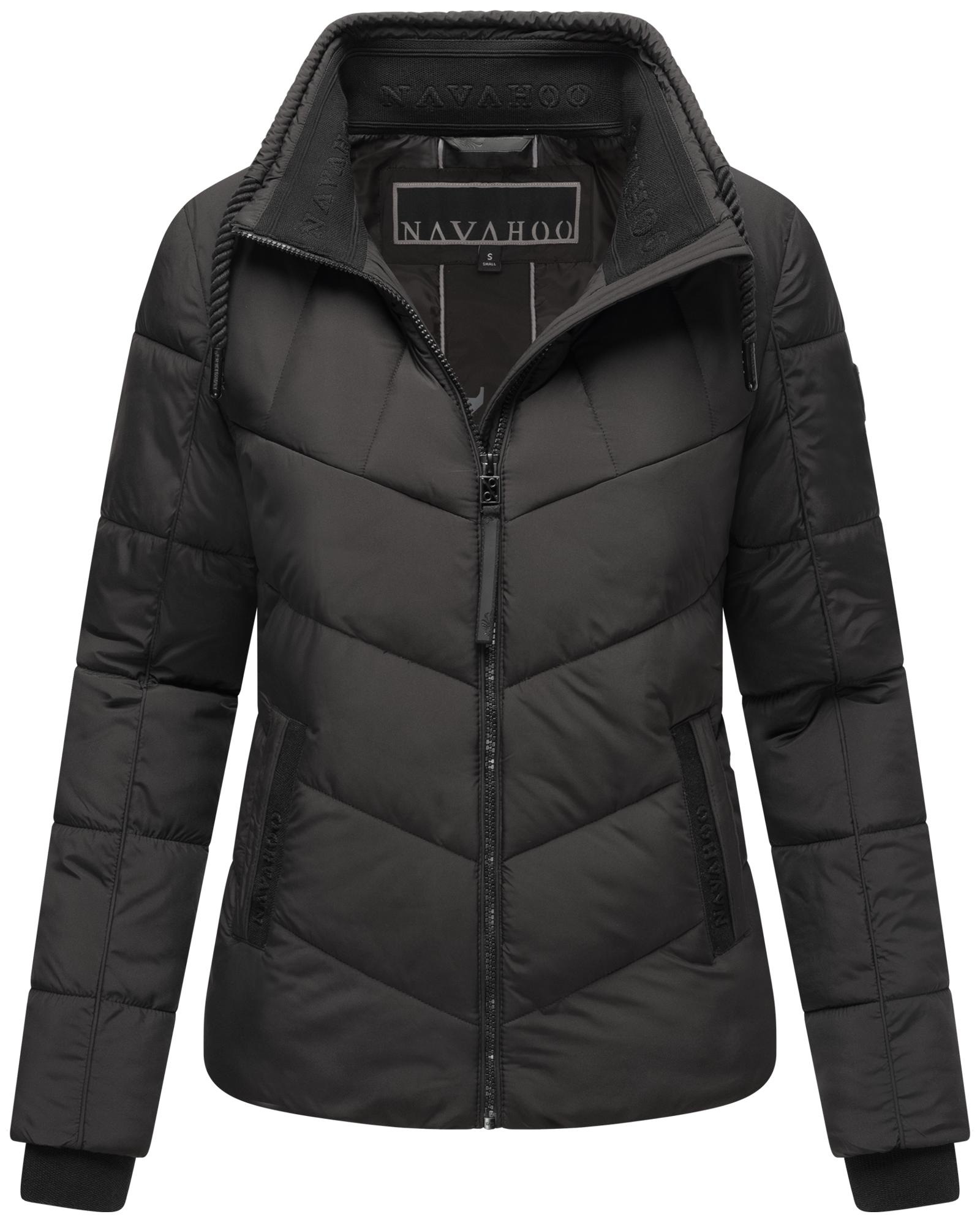 Navahoo Steppjacke »Liebesfee 14«, ohne Kapuze, gesteppte Damen Übergangsjacke mit wattiertem Stehkragen