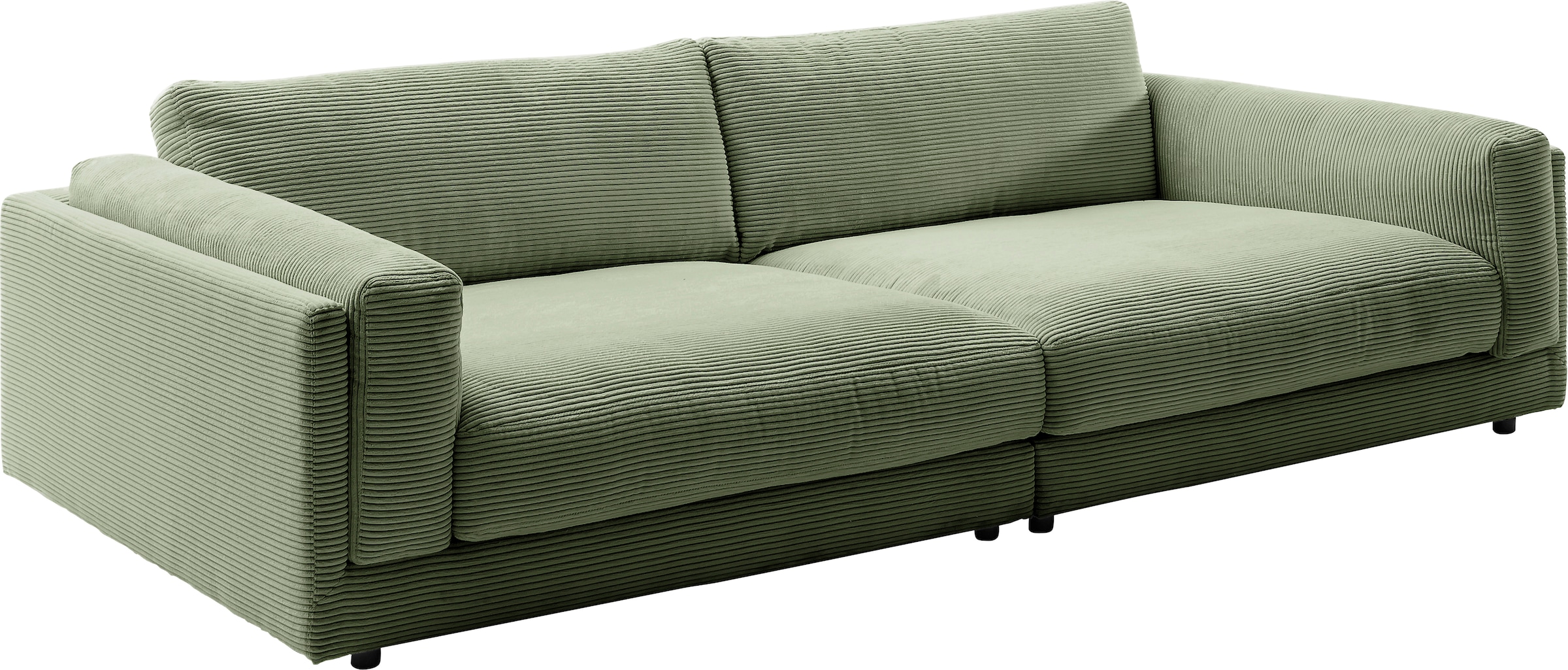 3C Candy Big-Sofa »Karalis mit extra großer Sitztiefe, elegantes Mega Sofa zum Relaxen,«, auch in Cord- oder Leder-Bezug, lose Kissen, loungige Bequemlichkeit