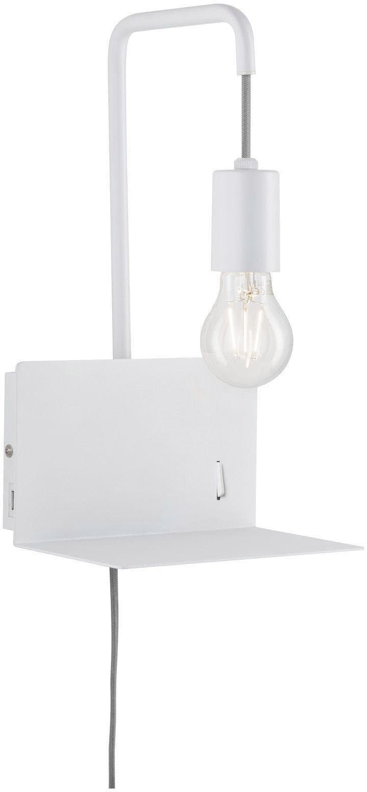 Paulmann LED Wandleuchte »Calvani«, 1 flammig, Leuchtmittel E27 | ohne Leuchtmittel, E27, mit Ablage