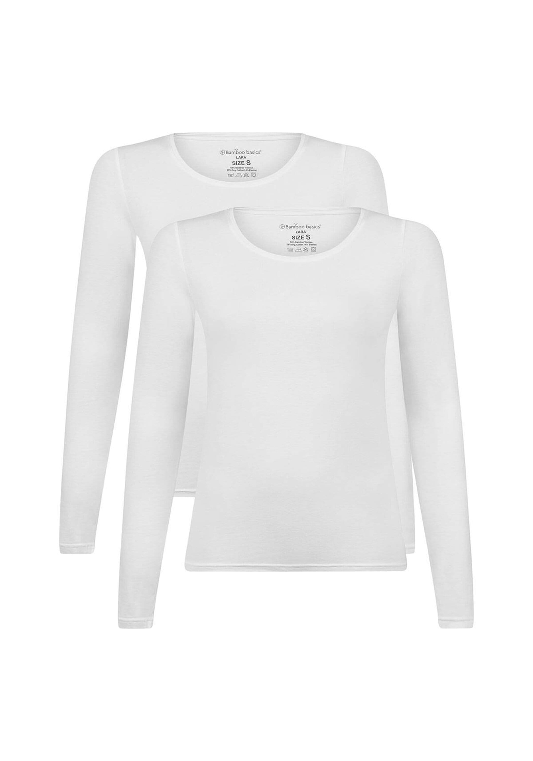 Bamboo basics Unterhemd "Longsleeve LARA 2er Pack"