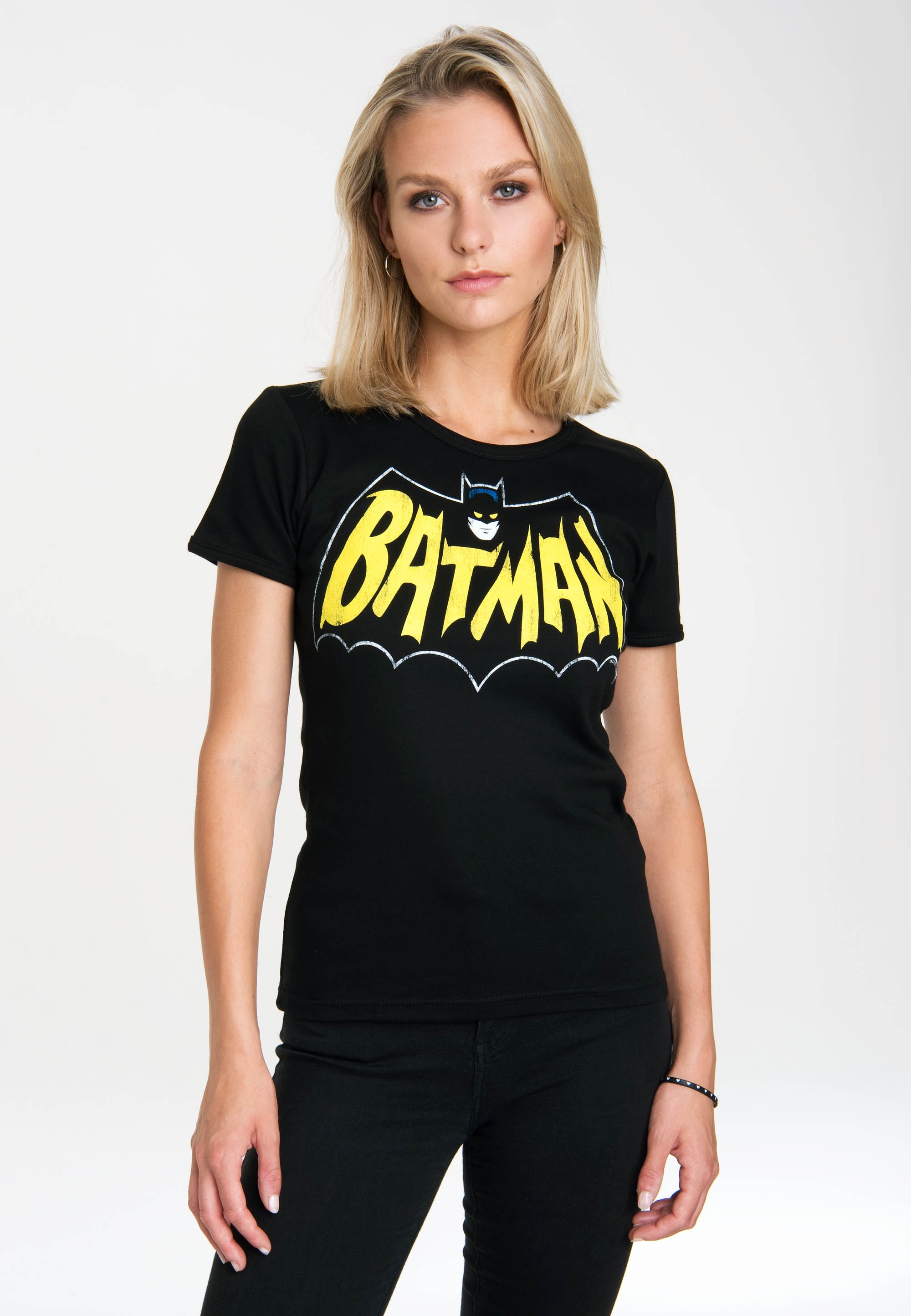 LOGOSHIRT T-Shirt "Batman - Fledermaus", mit lizenziertem Originaldesign günstig online kaufen