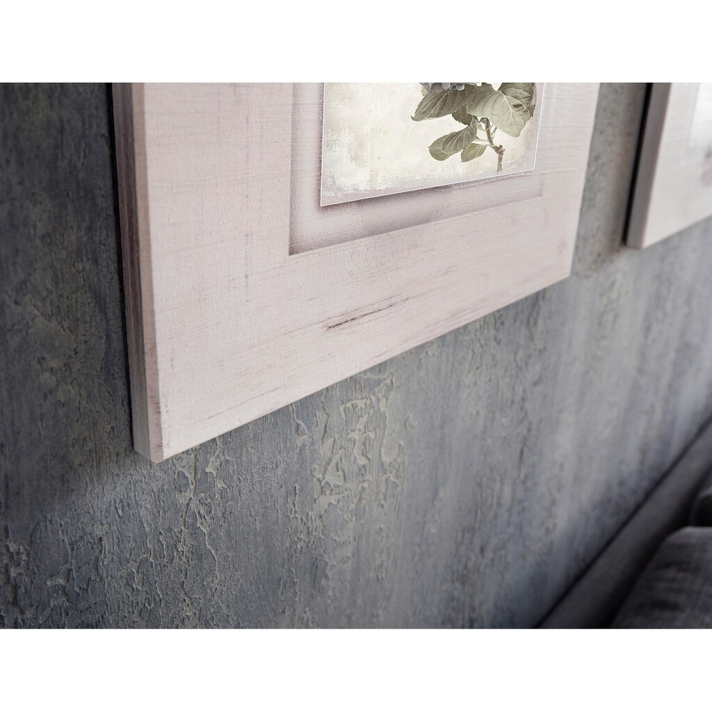 Home affaire Holzbild »Lila Blume«