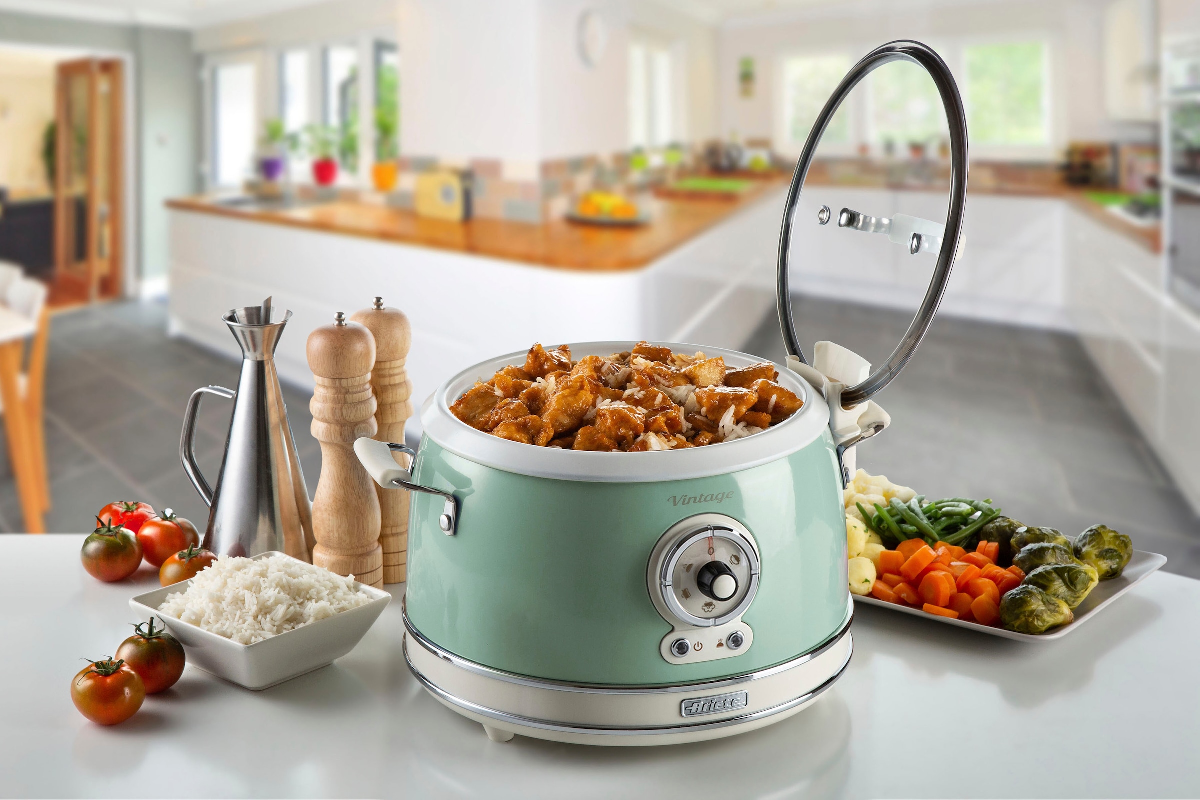 Ariete Multikocher »2904GR«, Slowcooker/Reiskocher