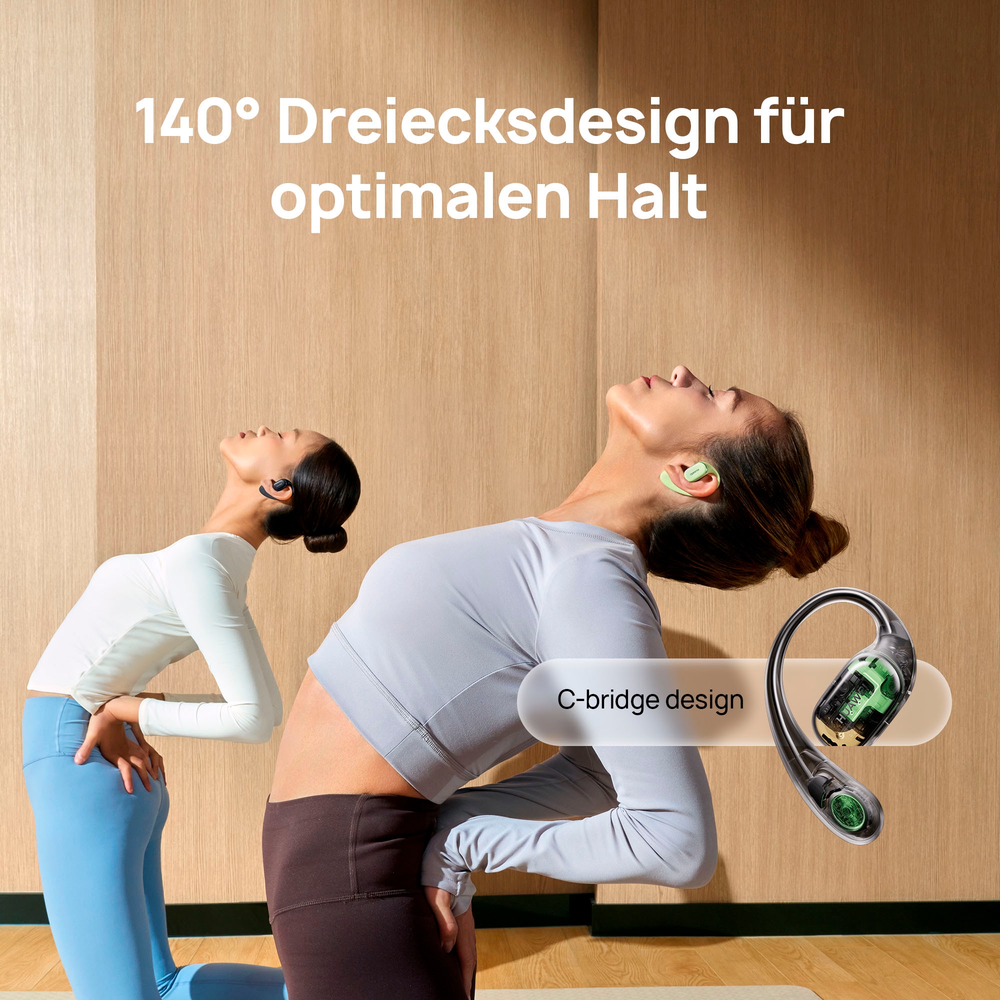 Huawei Open-Ear-Kopfhörer »FreeArc«, A2DP Bluetooth, Freisprechfunktion